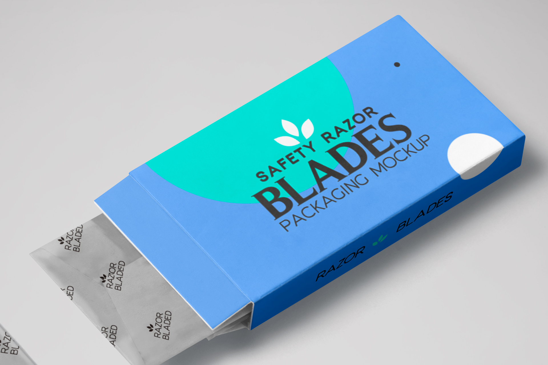 razor blade mock-up