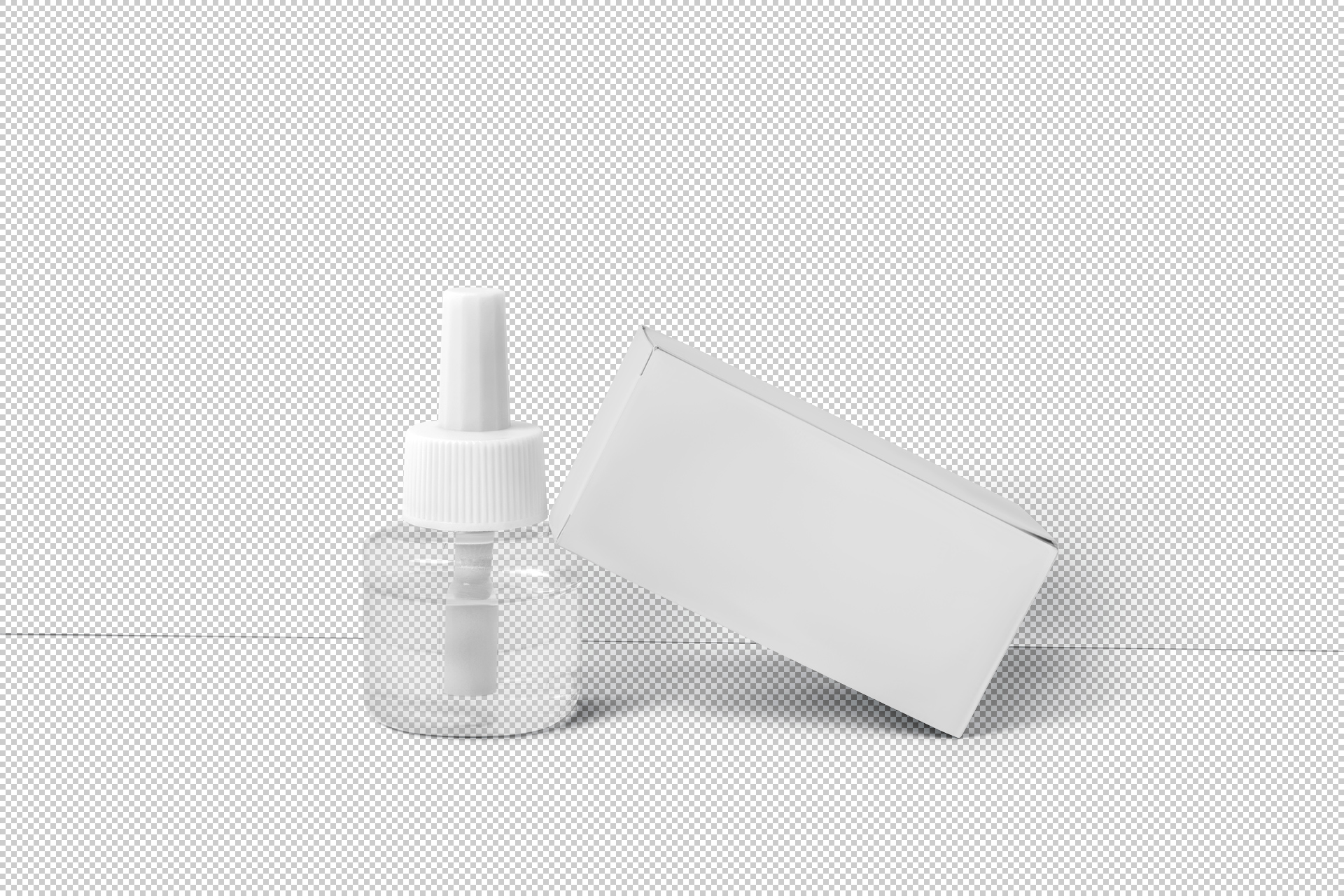 anti-mosquito liquid bottle mockup