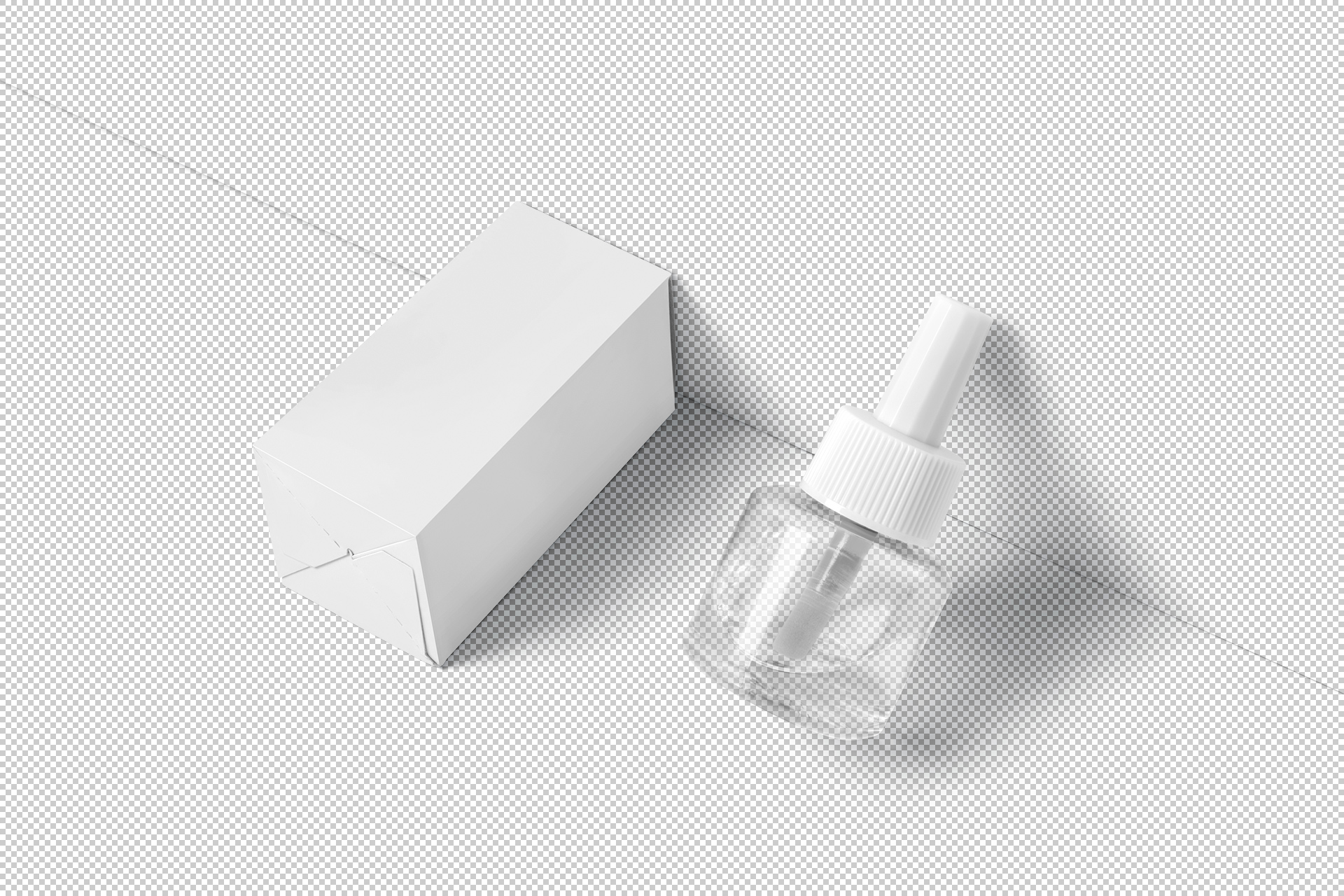 anti-mosquito liquid bottle mockup