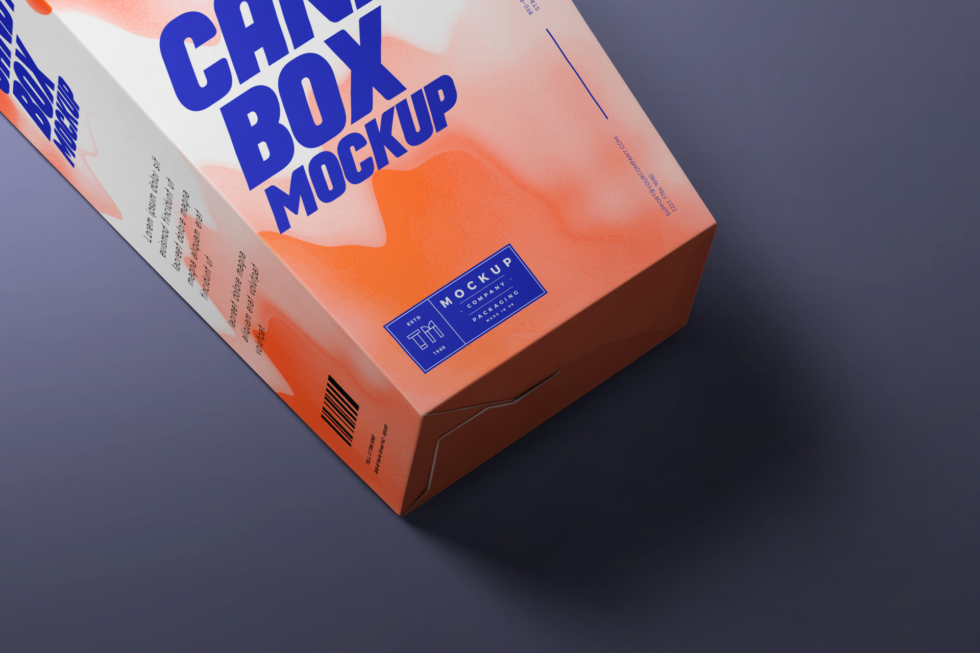 candy wrapper mockup