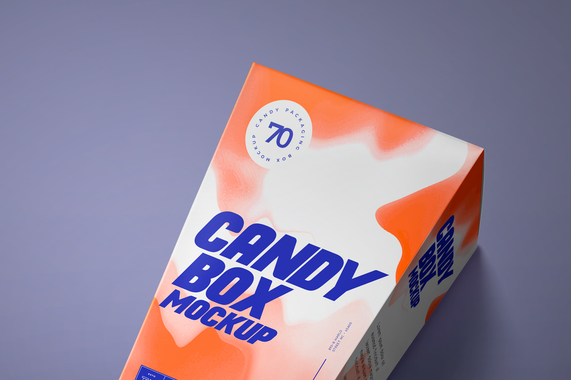 candy wrapper mockup