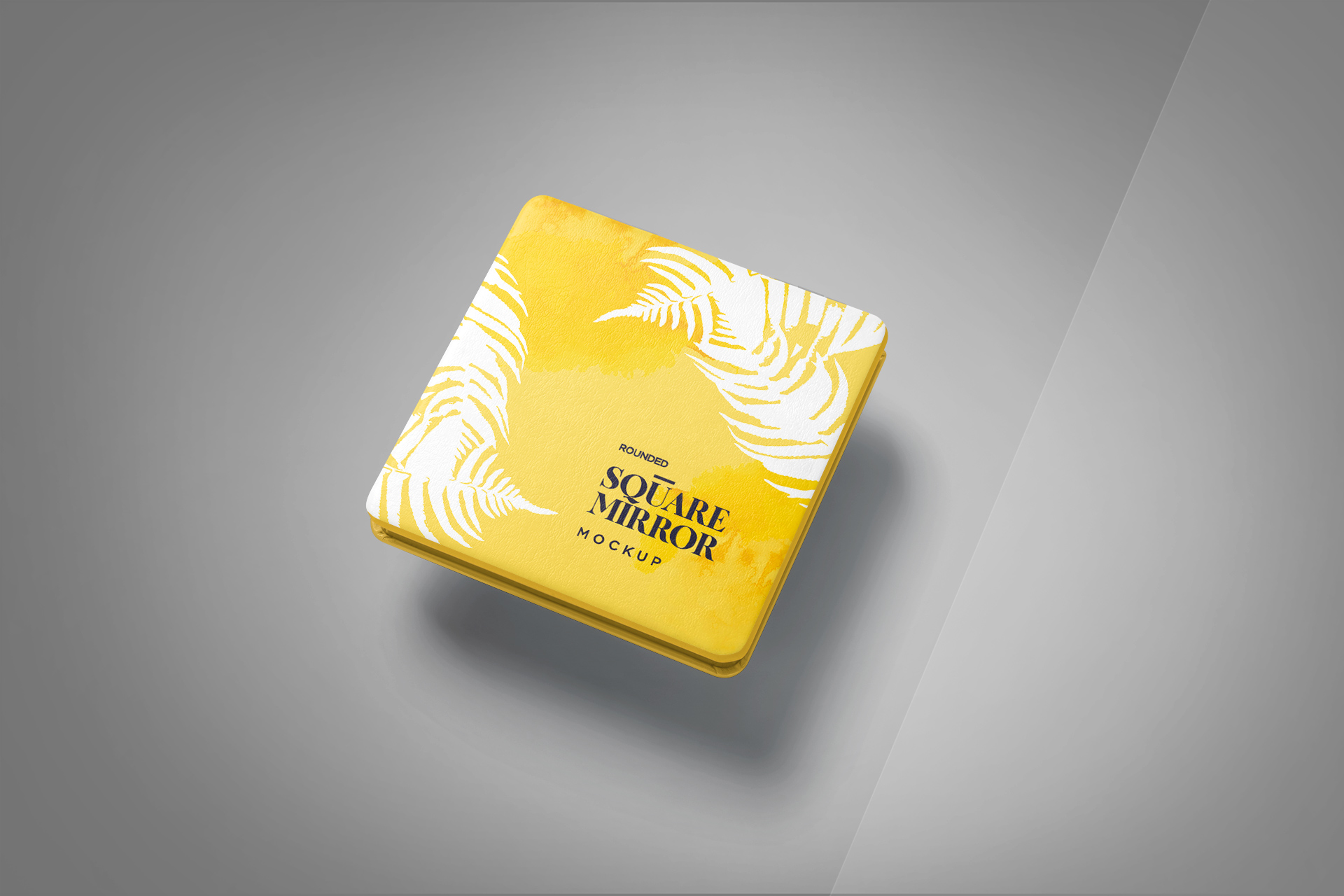 Square Flip Mirror Mockup – Custom Branding Template