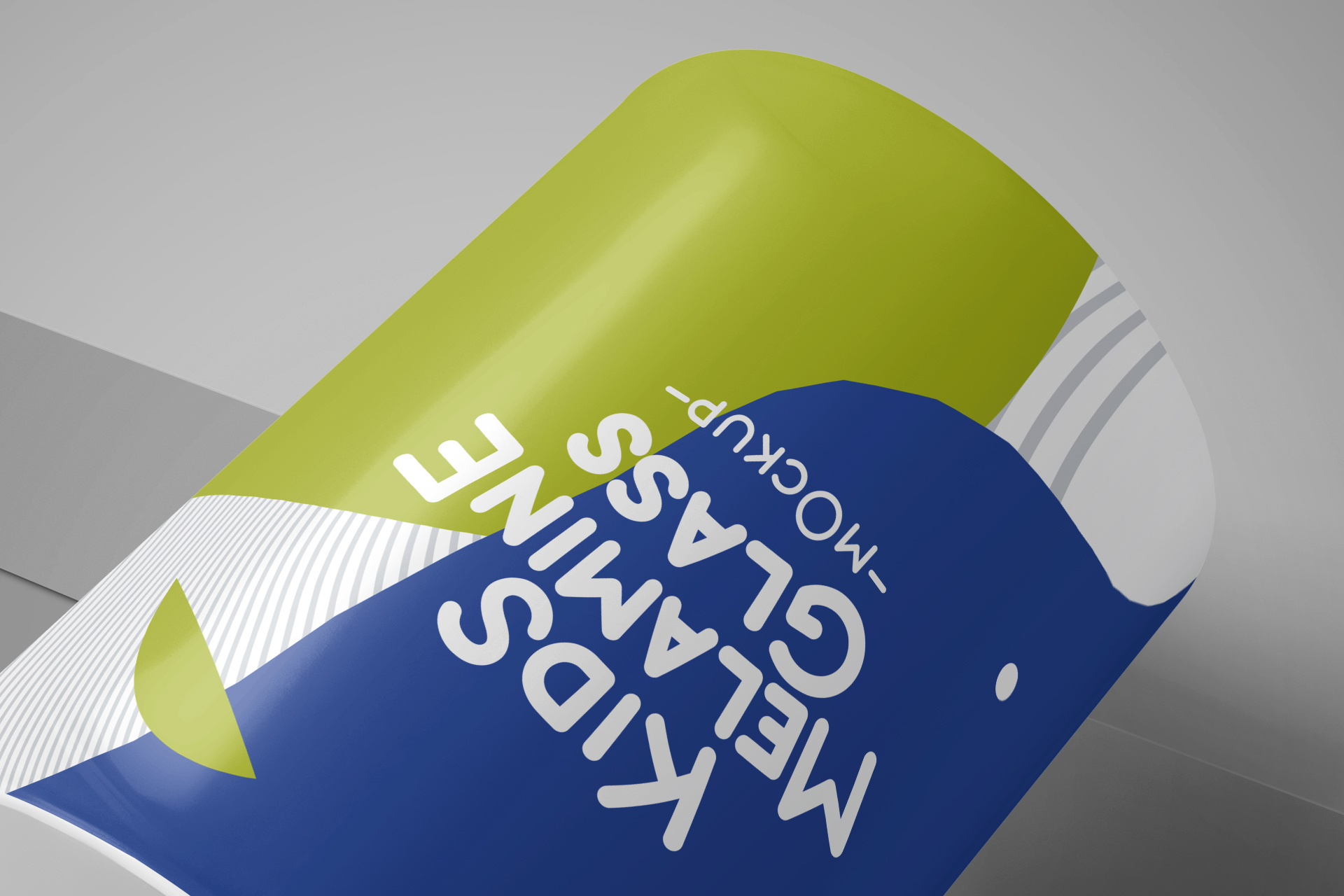 advertising tumbler mock-up