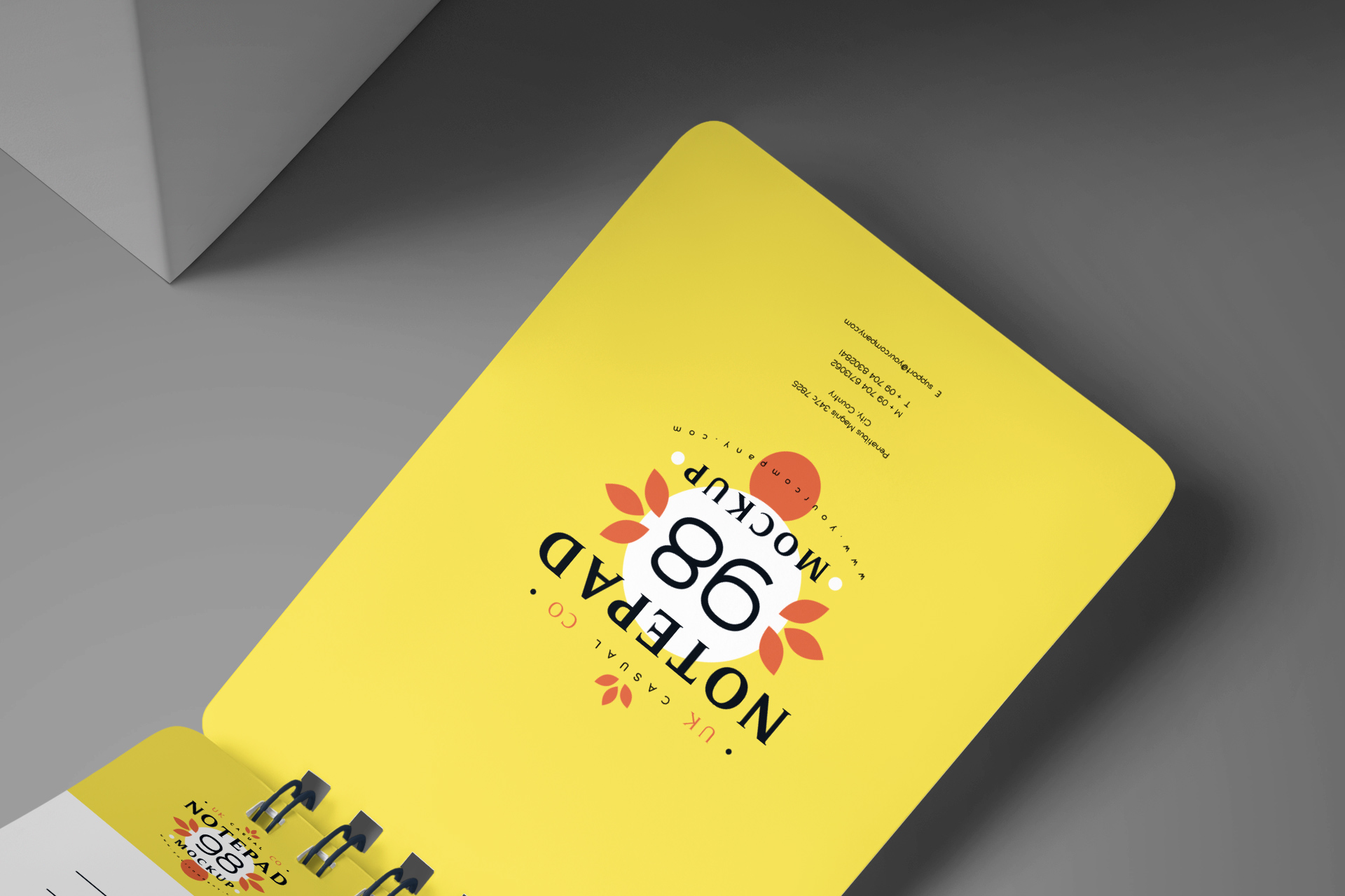 branding notebook mock-up