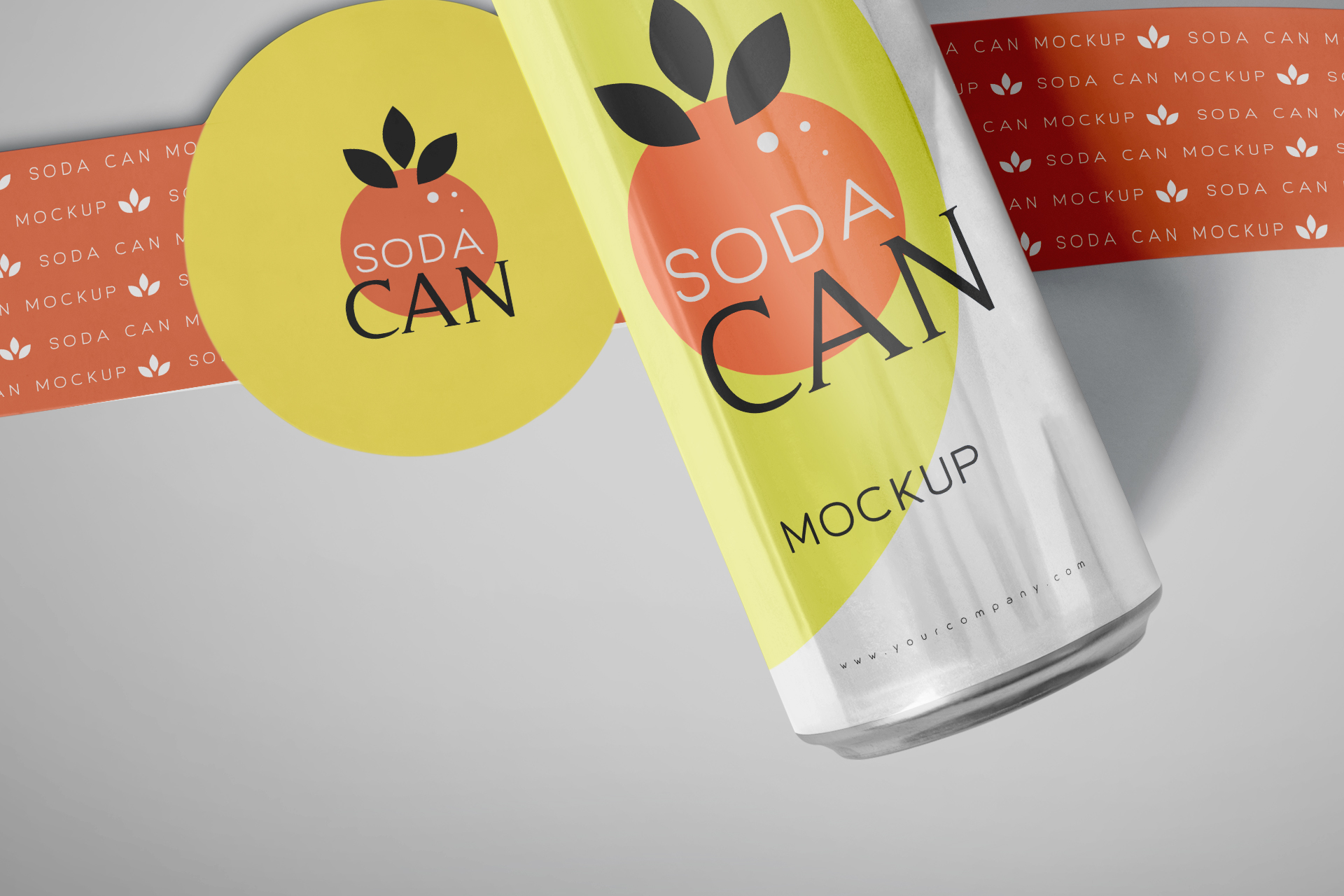 aluminum drink can PSD