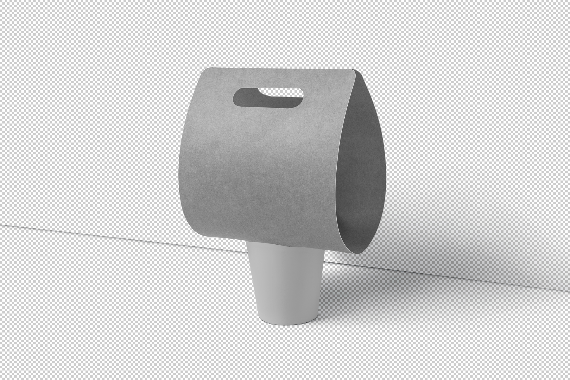 coffee cup carrier mock-up