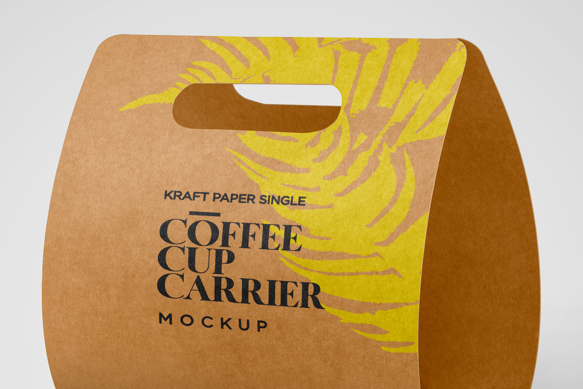 coffee cup carrier mock-up
