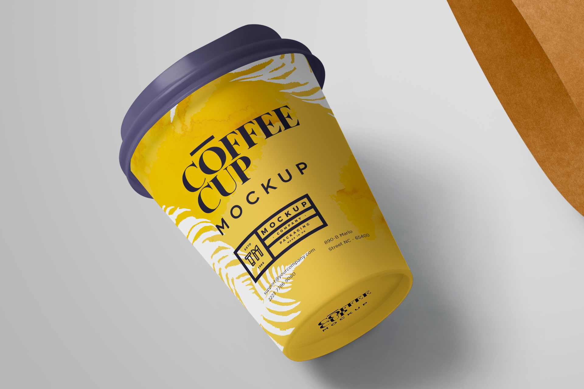 coffee shop branding PSD