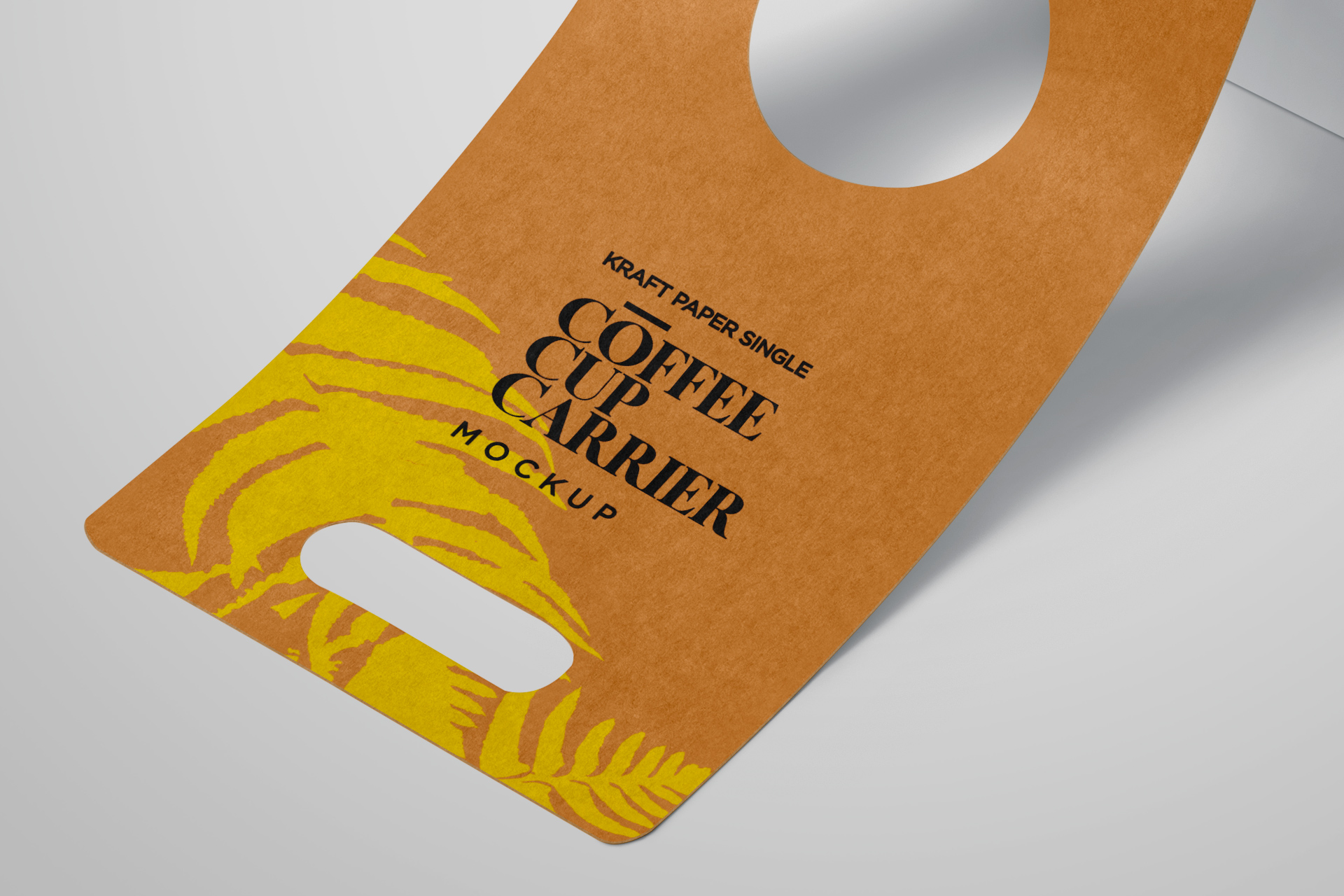 barista shop packaging mock-up