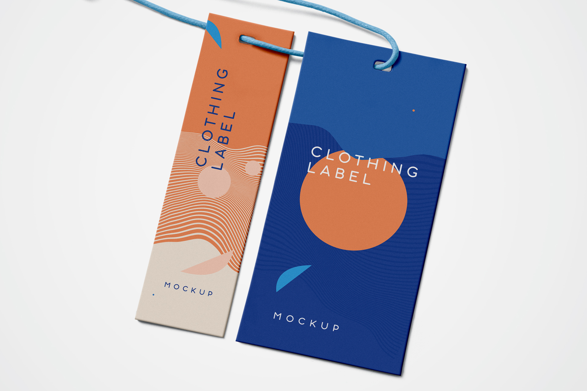 apparel label mock-up