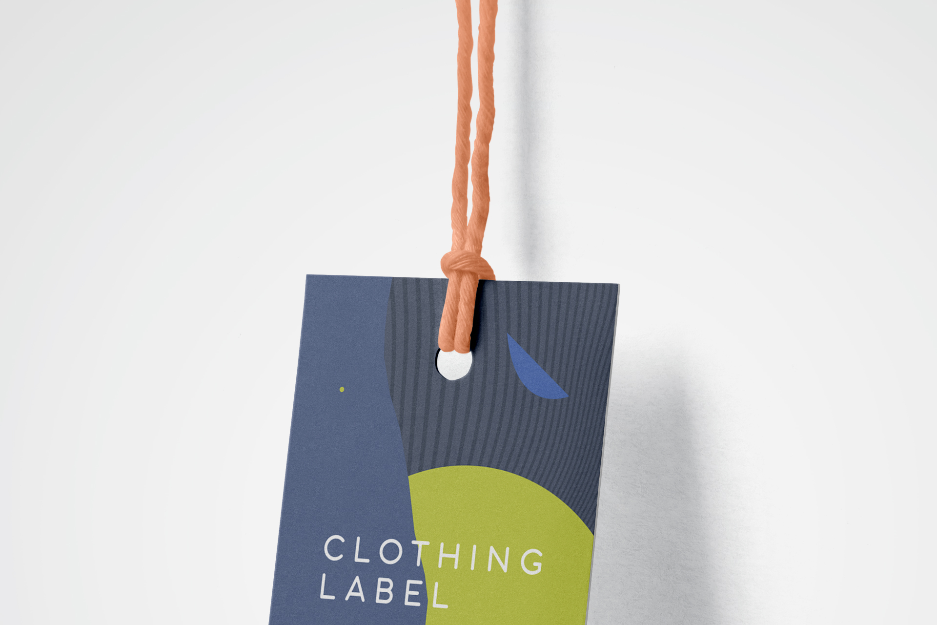 apparel label mock-up