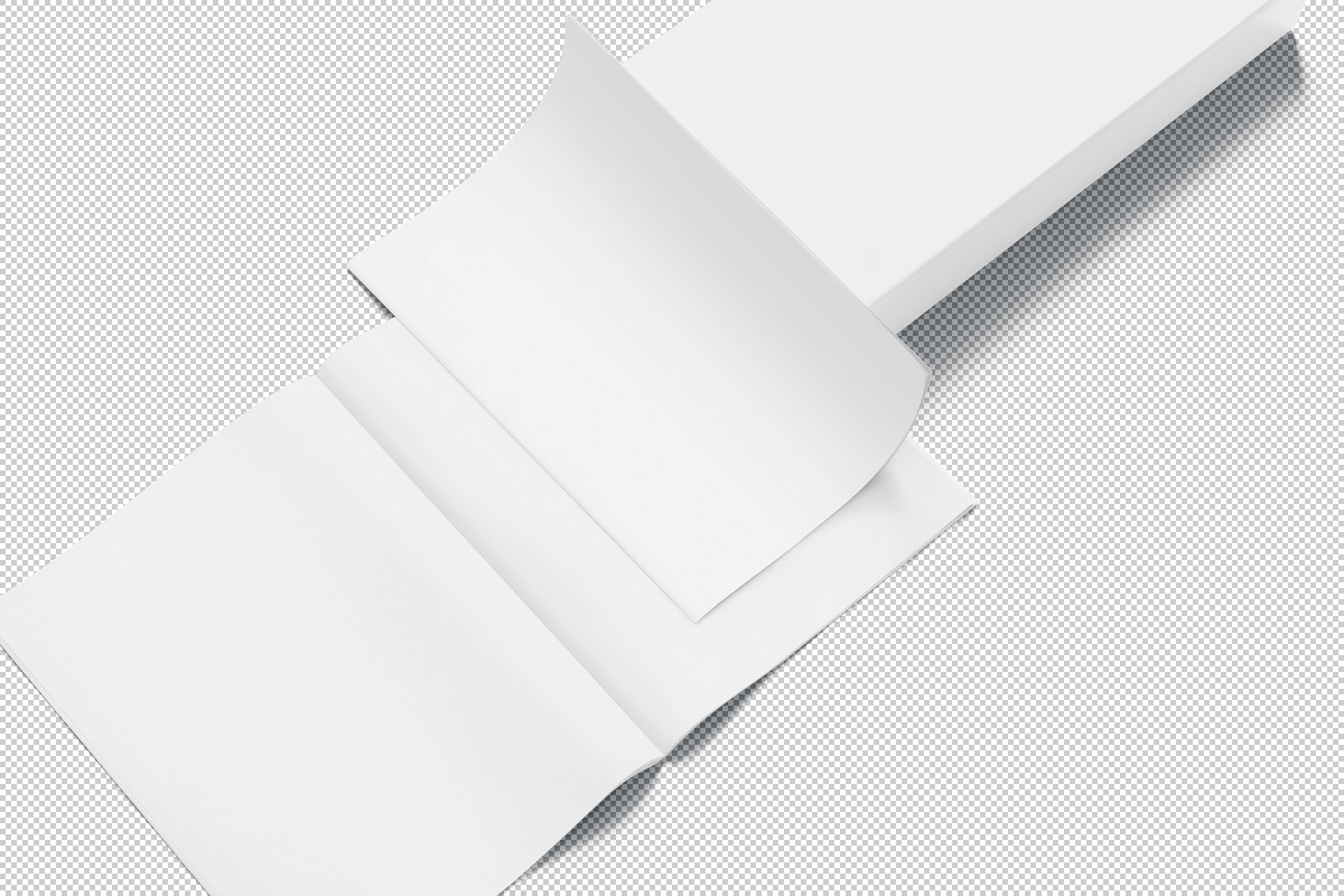 advertising magazine mock-up