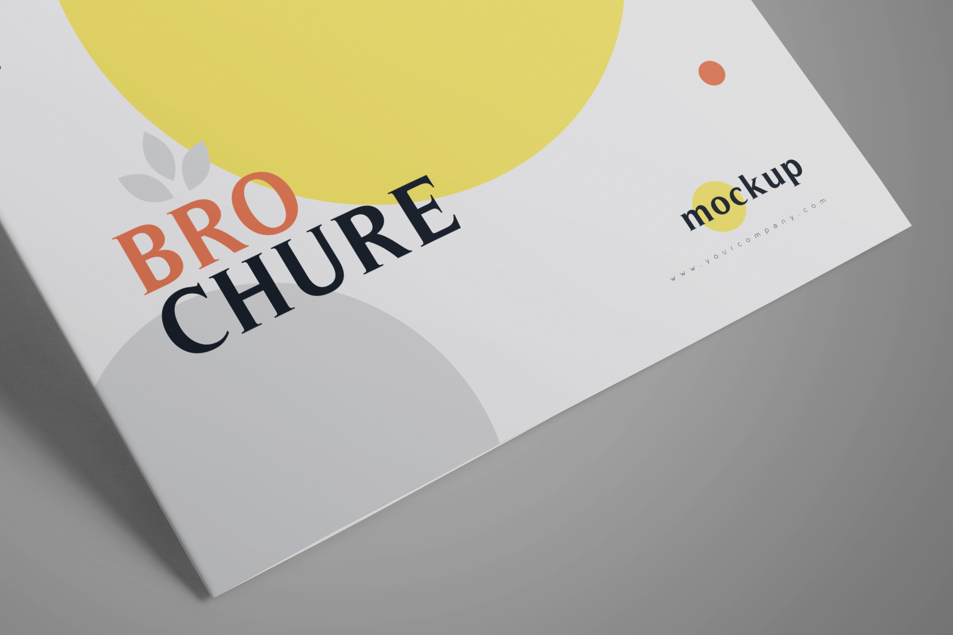 A4 brochure mockup