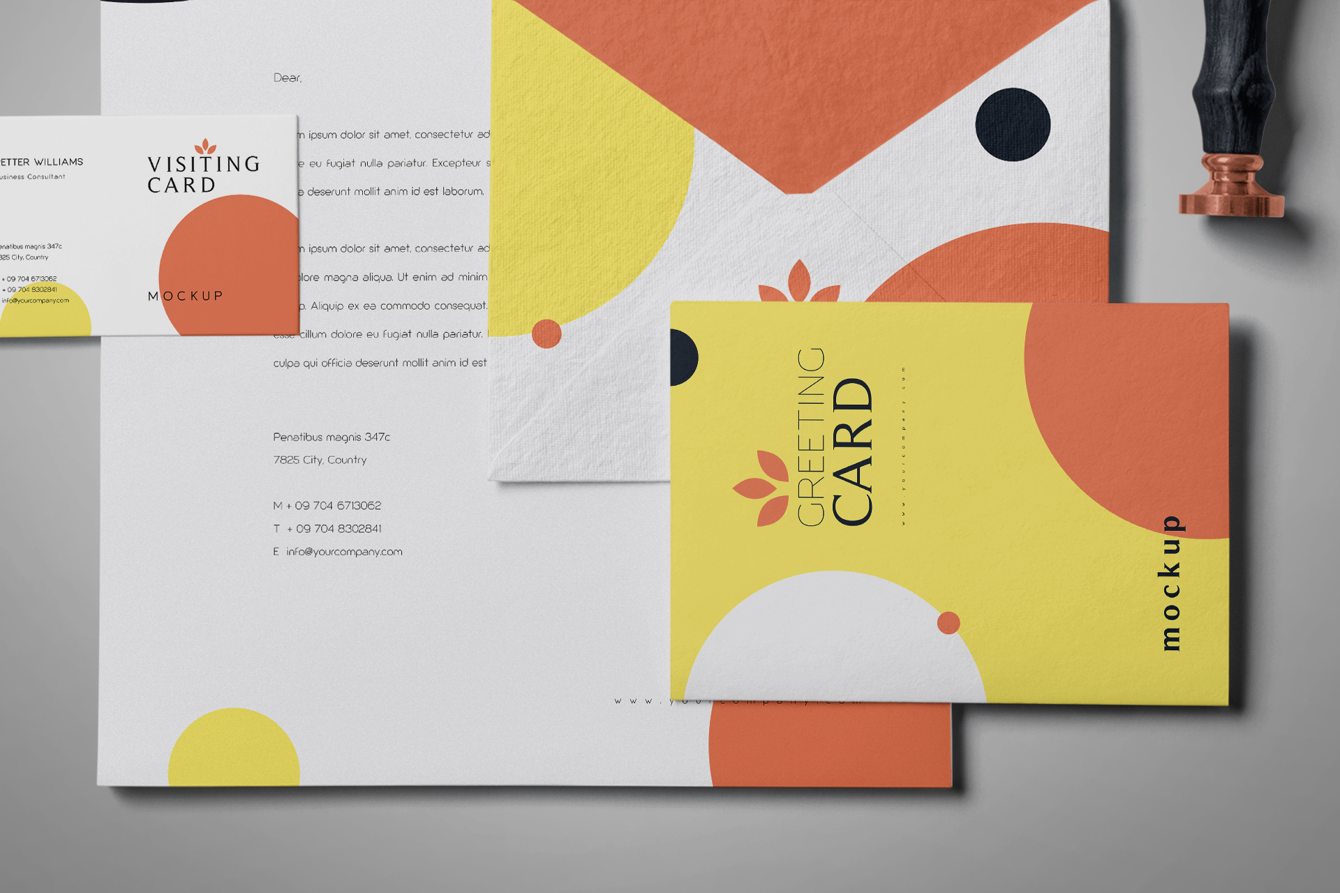 business card mockup