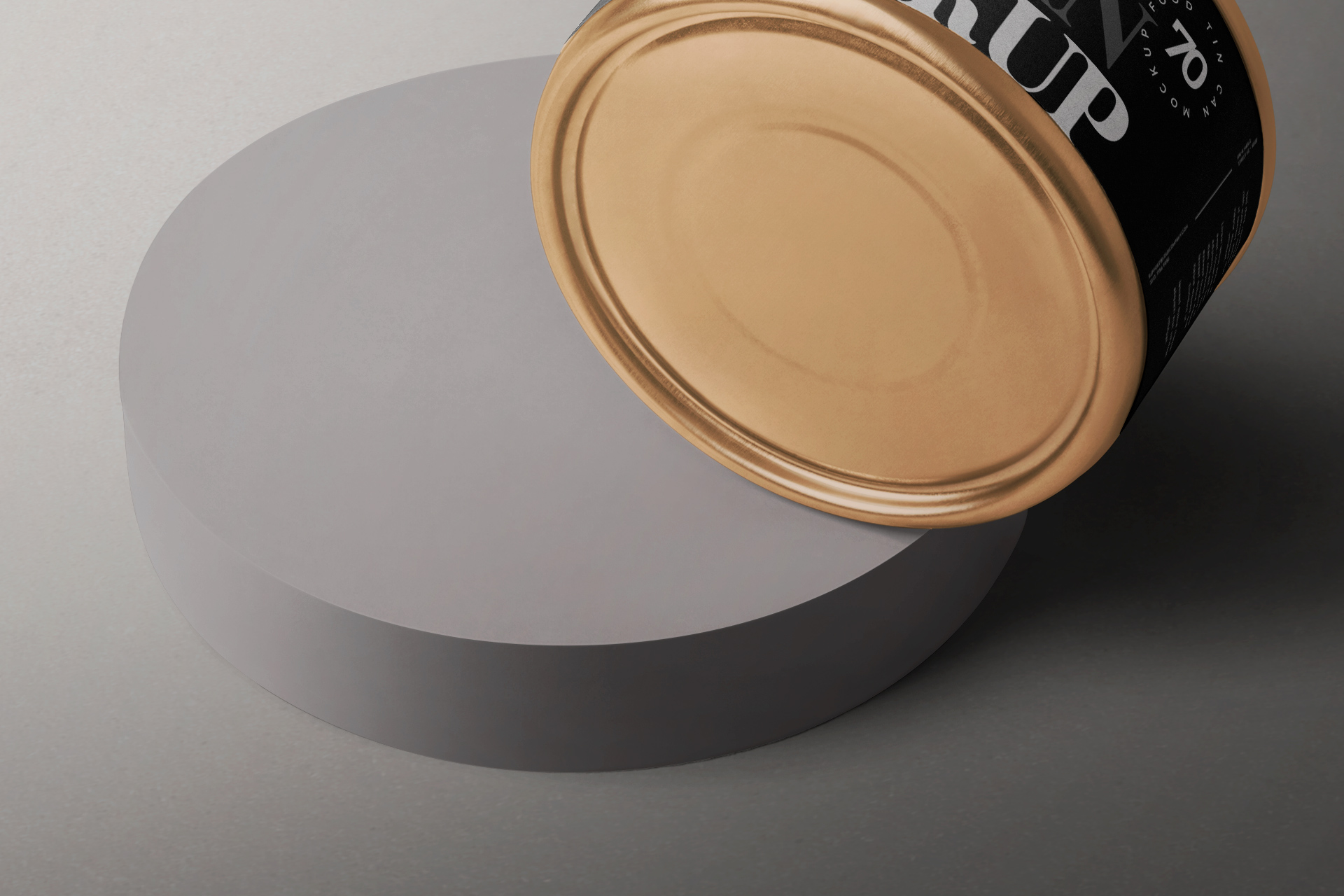 canned goods mockup