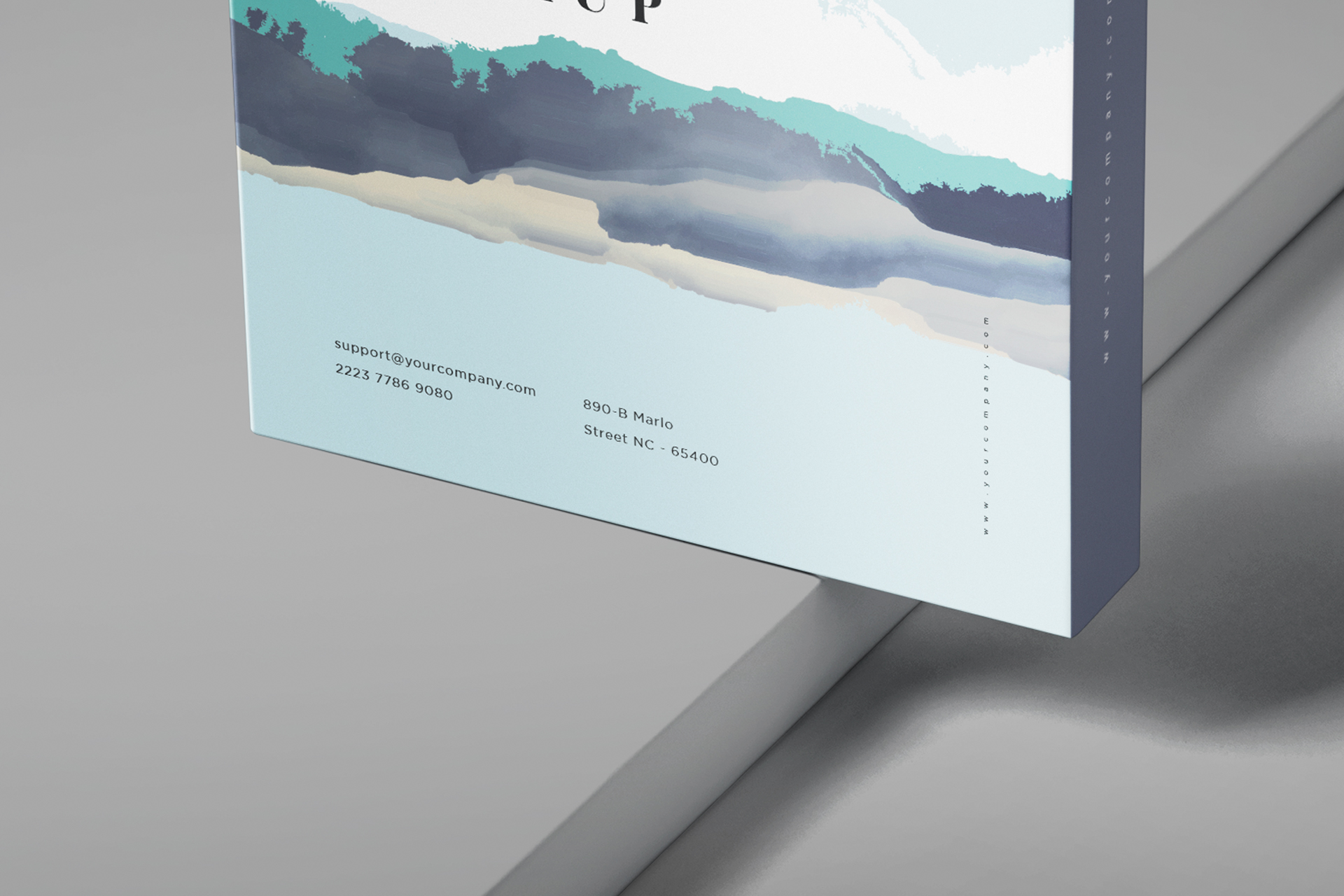 3D box mock-up