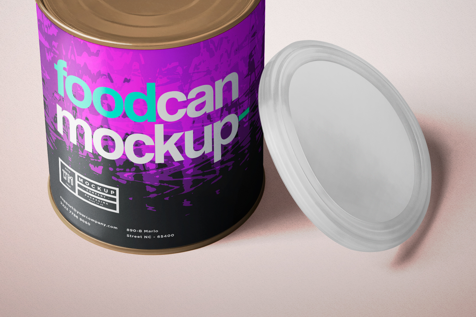 aluminum can PSD