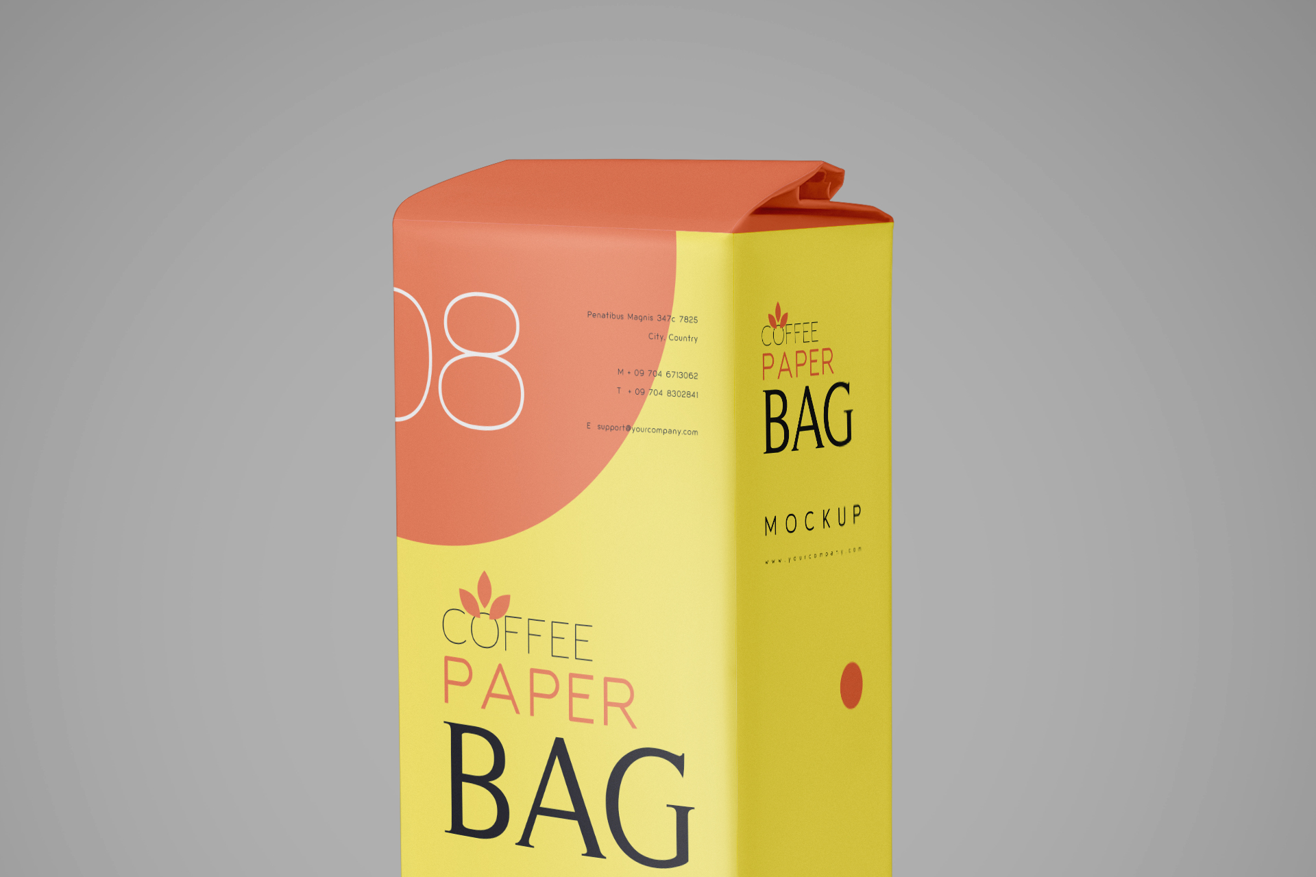 coffee bag mockup