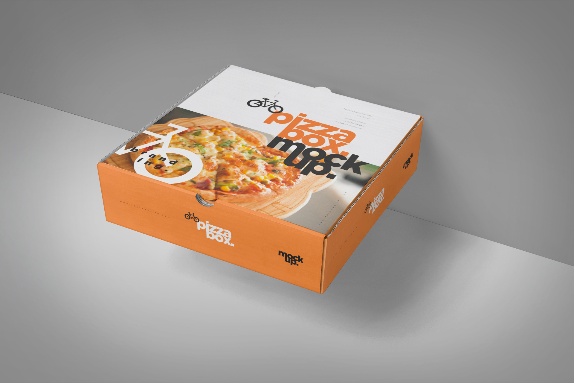 cardboard pizza box