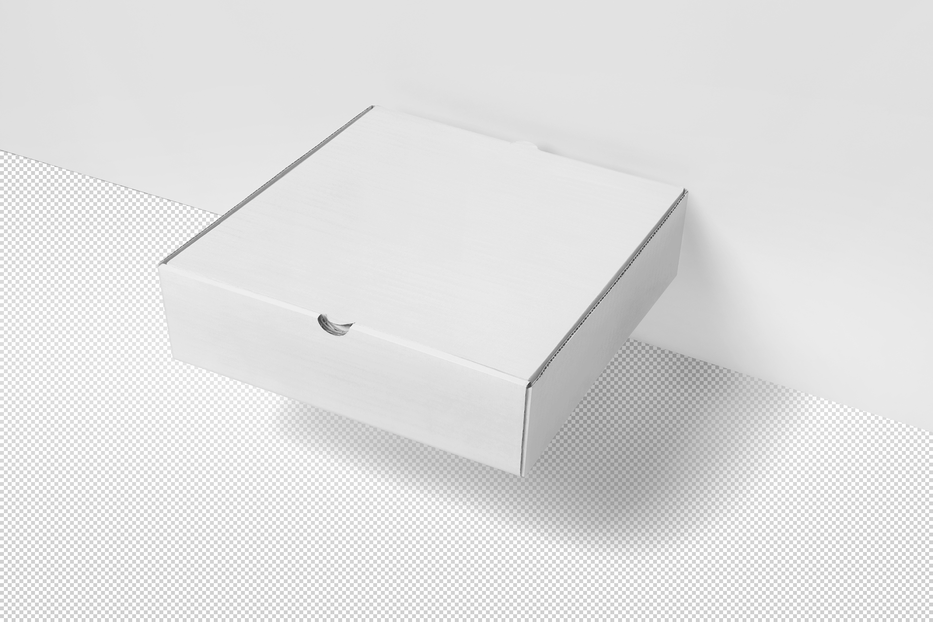 cardboard pizza box