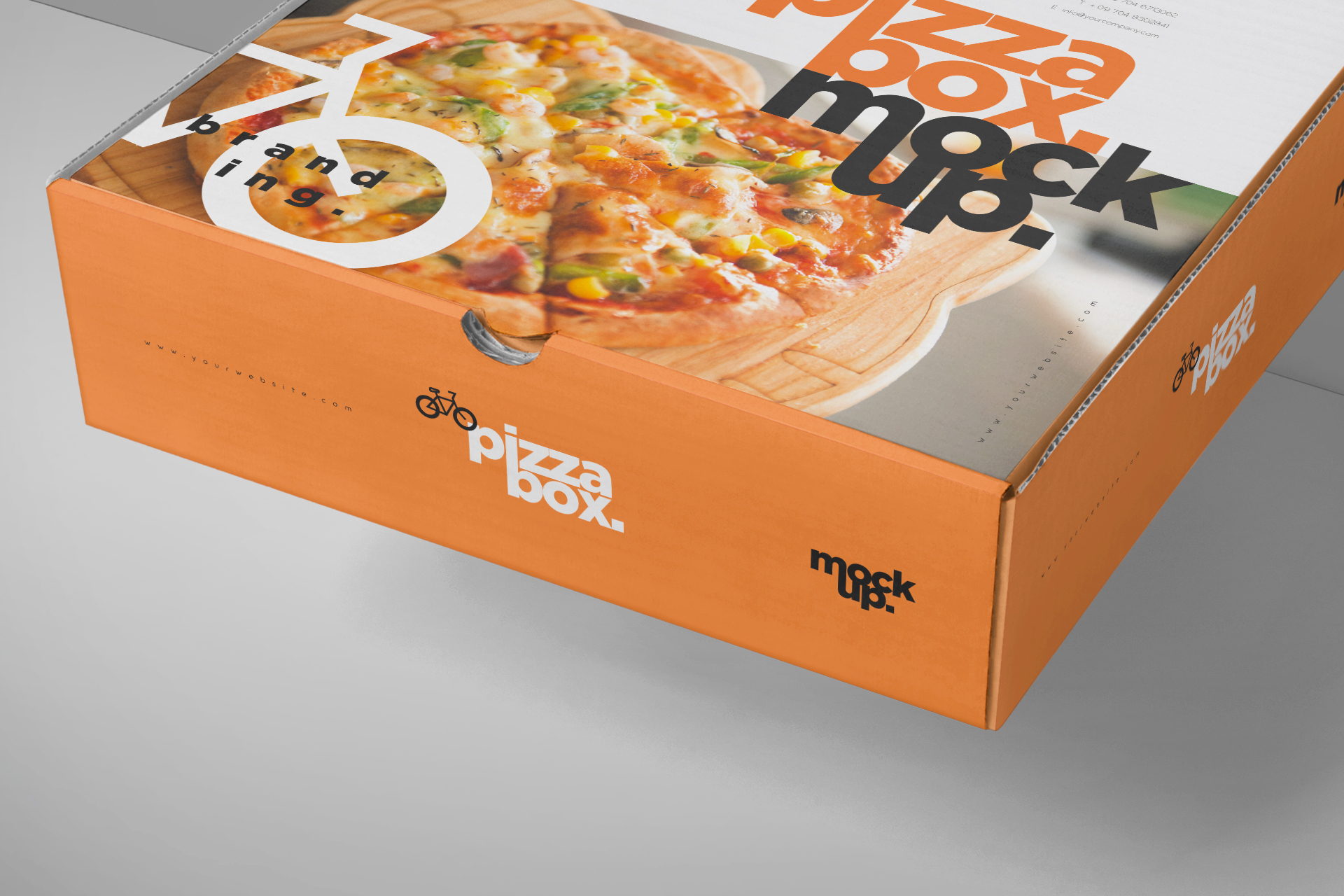 cardboard pizza box