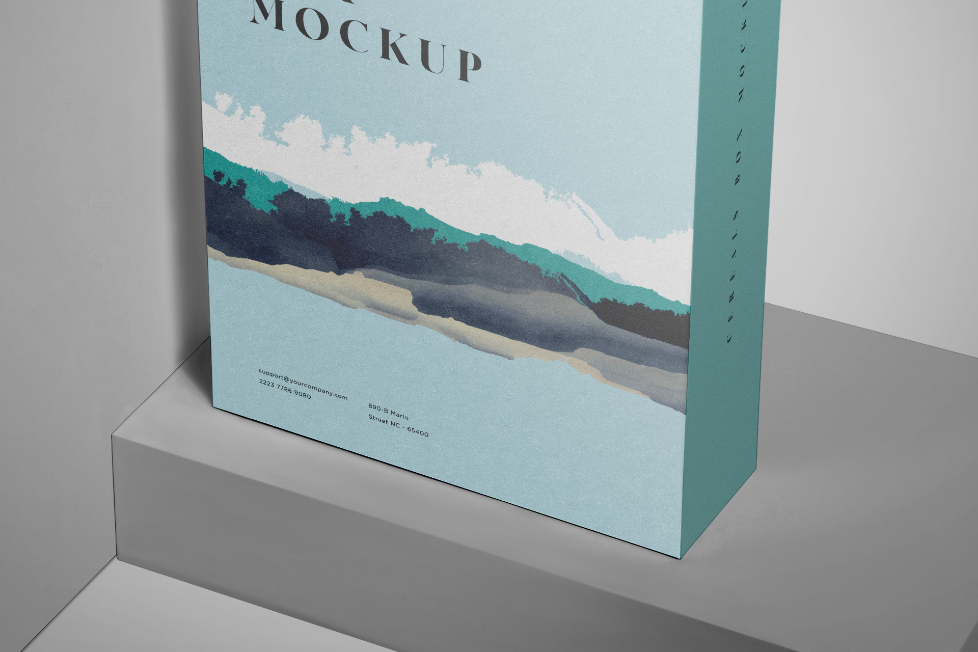box branding mockup