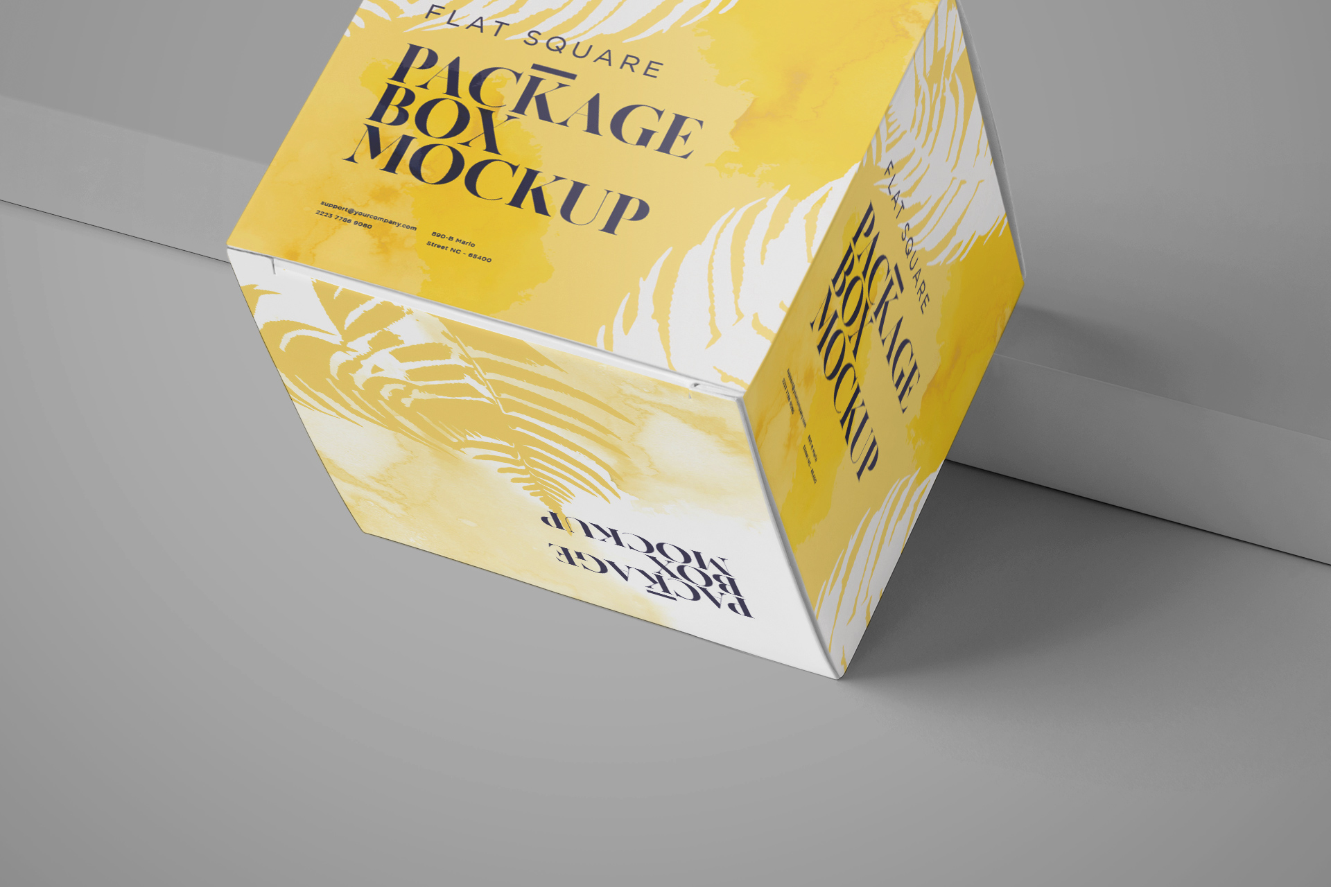 customizable box PSD