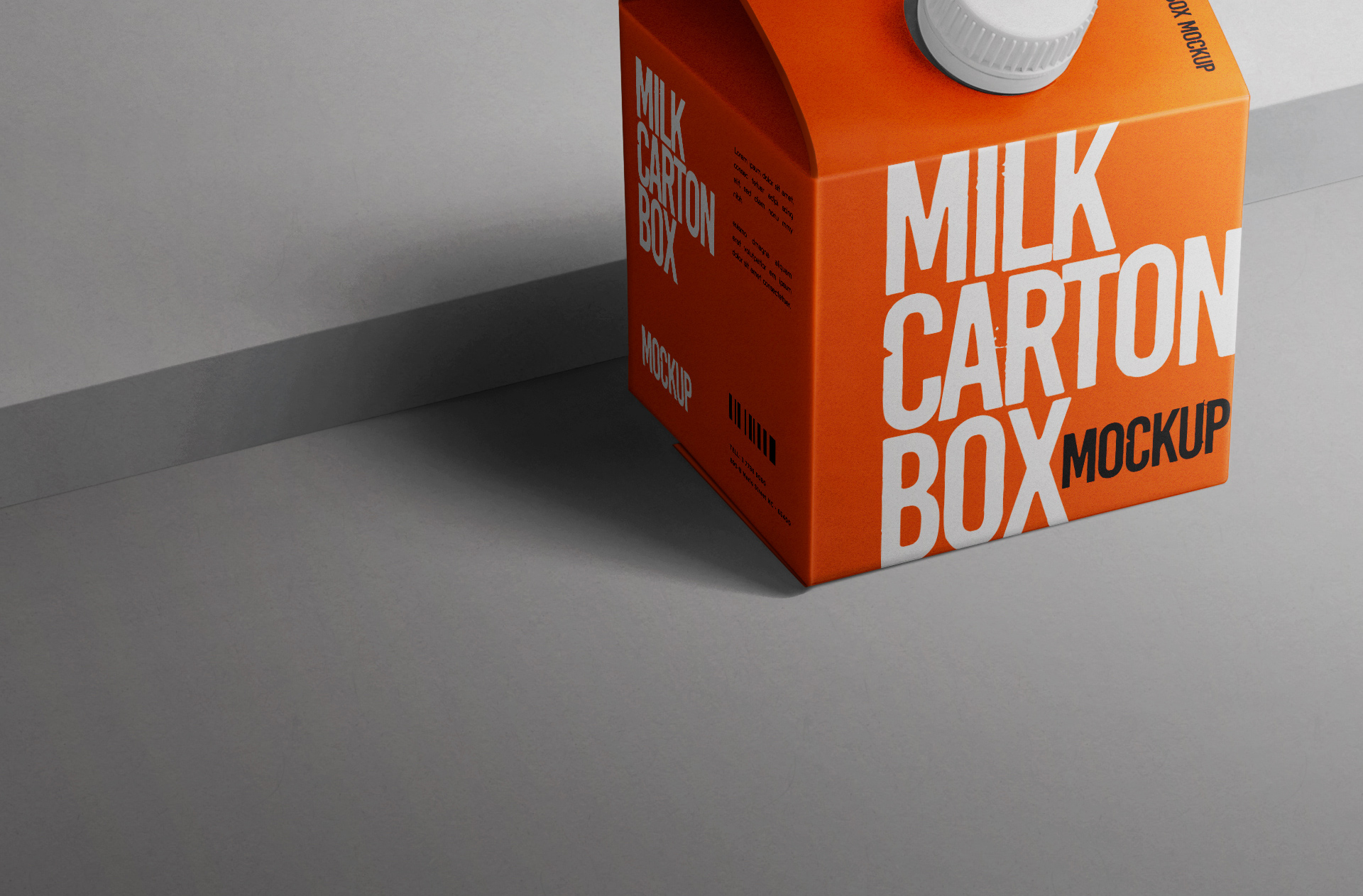 beverage packaging mock-up