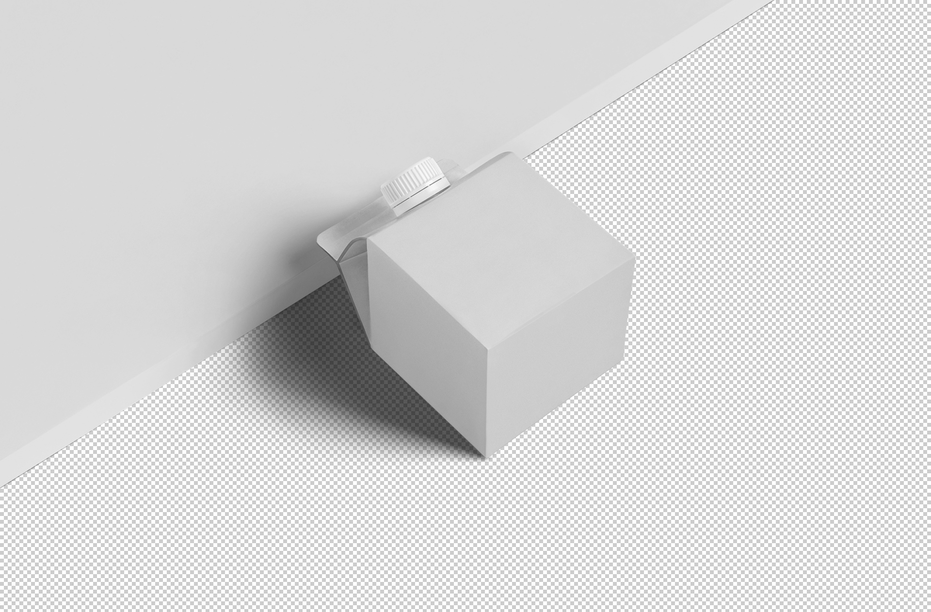 beverage packaging mock-up