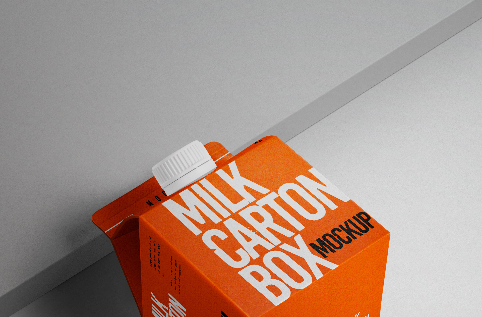 beverage packaging mock-up
