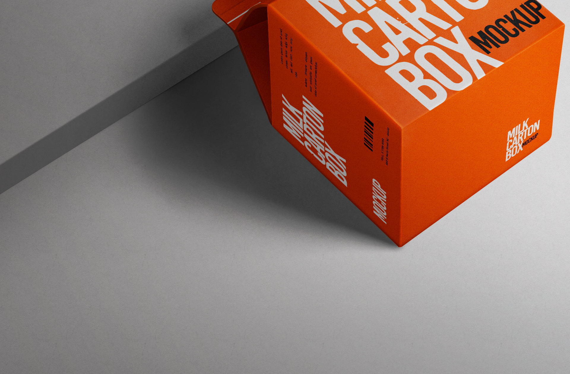 beverage packaging mock-up