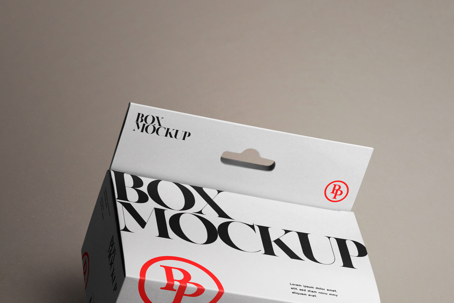 blister packaging mockup