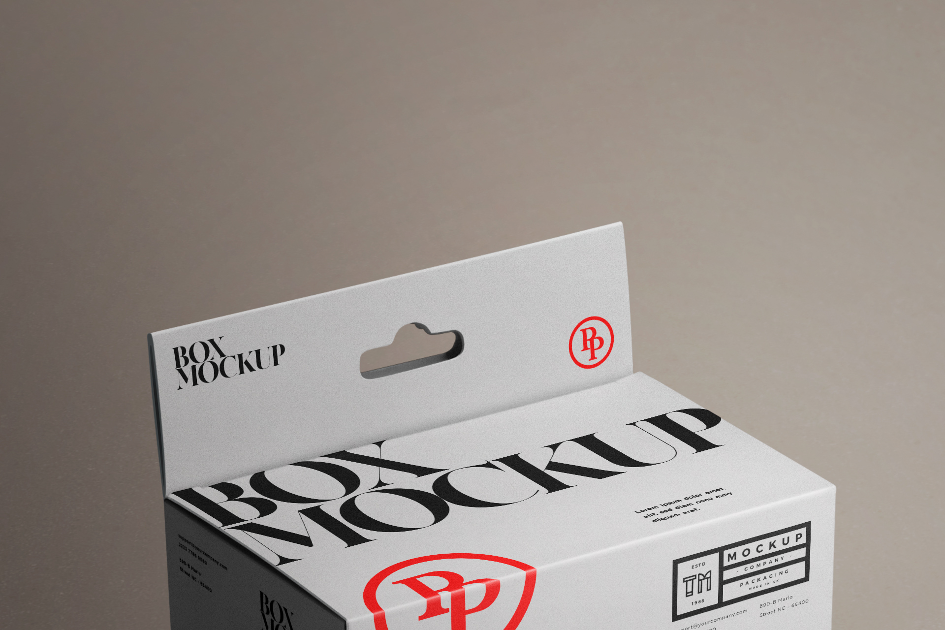 customizable packaging template
