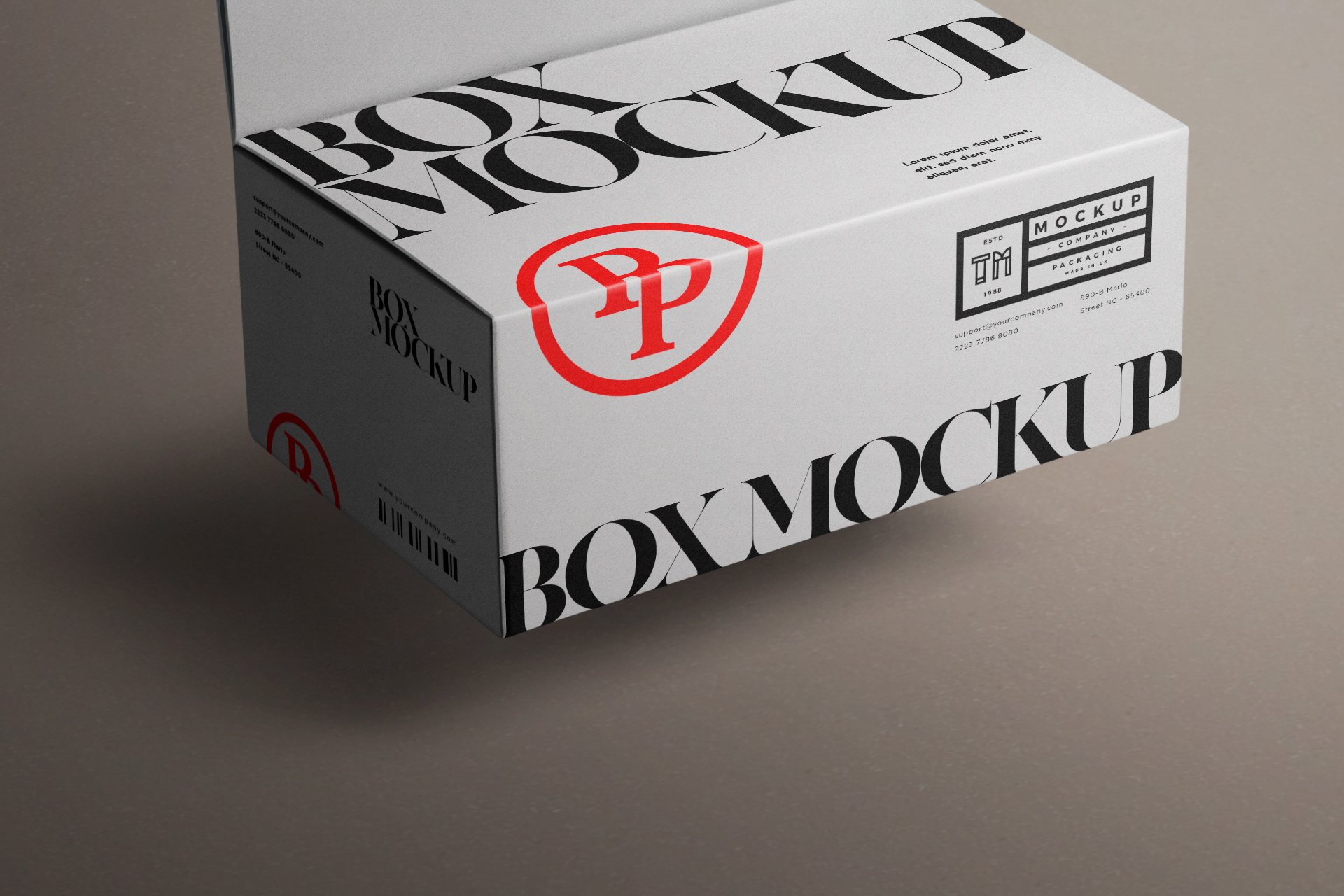 customizable packaging template