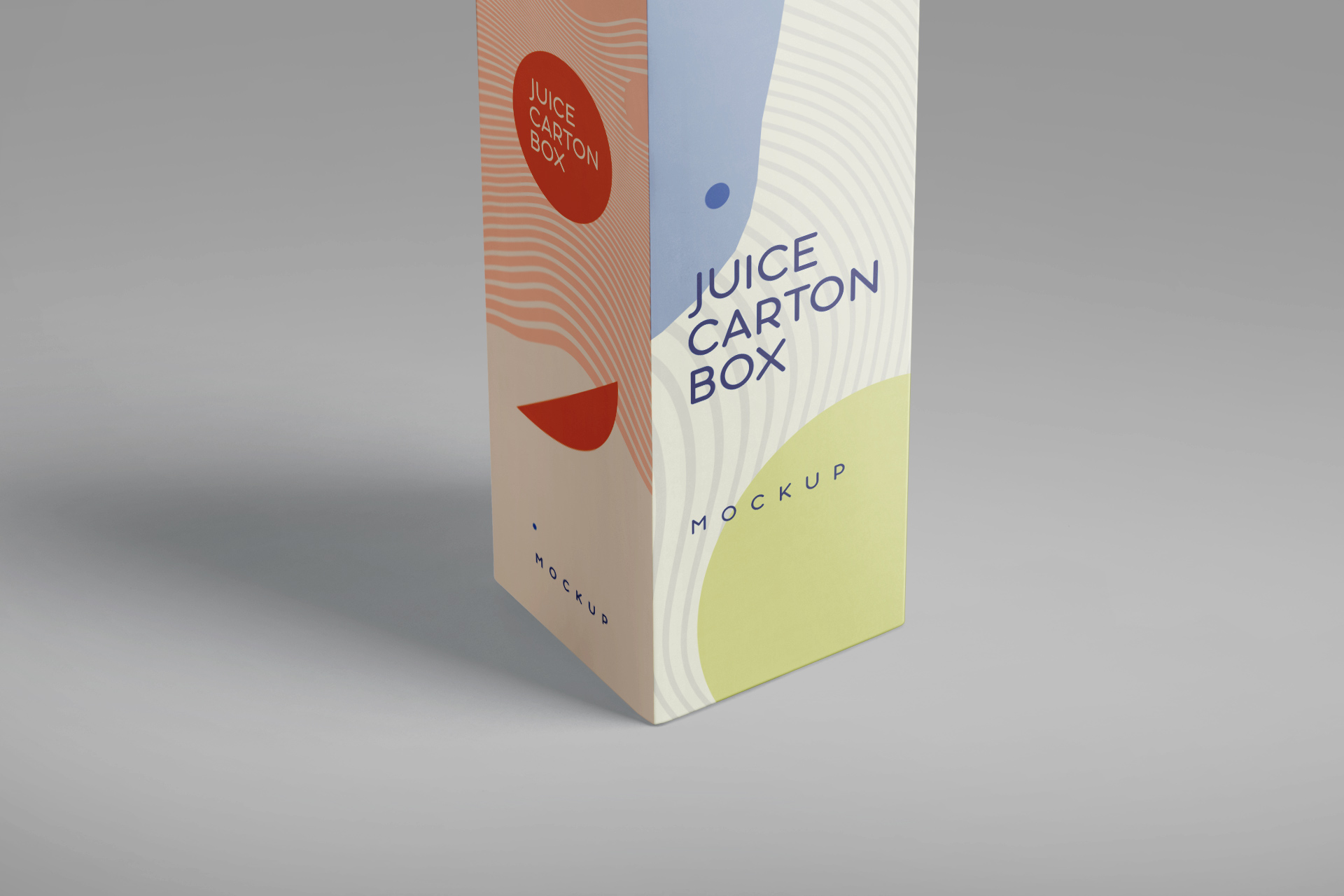 beverage box mockup