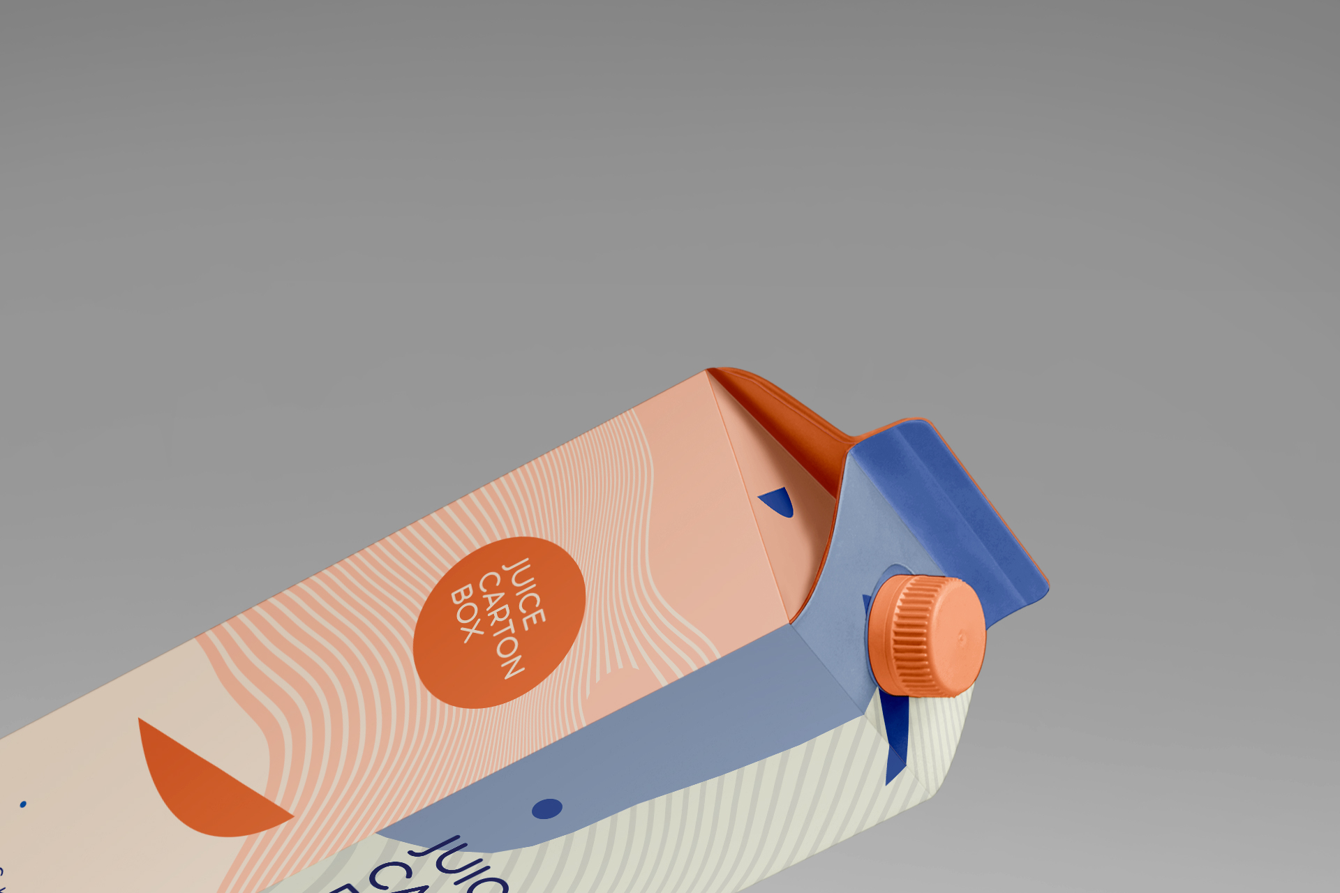 customizable drink carton mockup