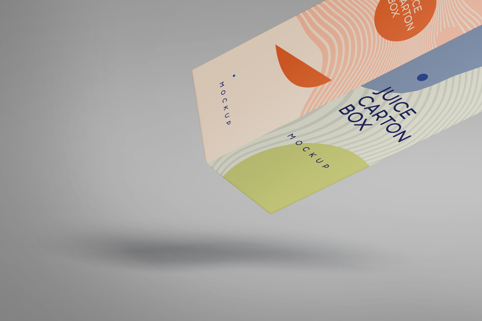 customizable drink carton mockup