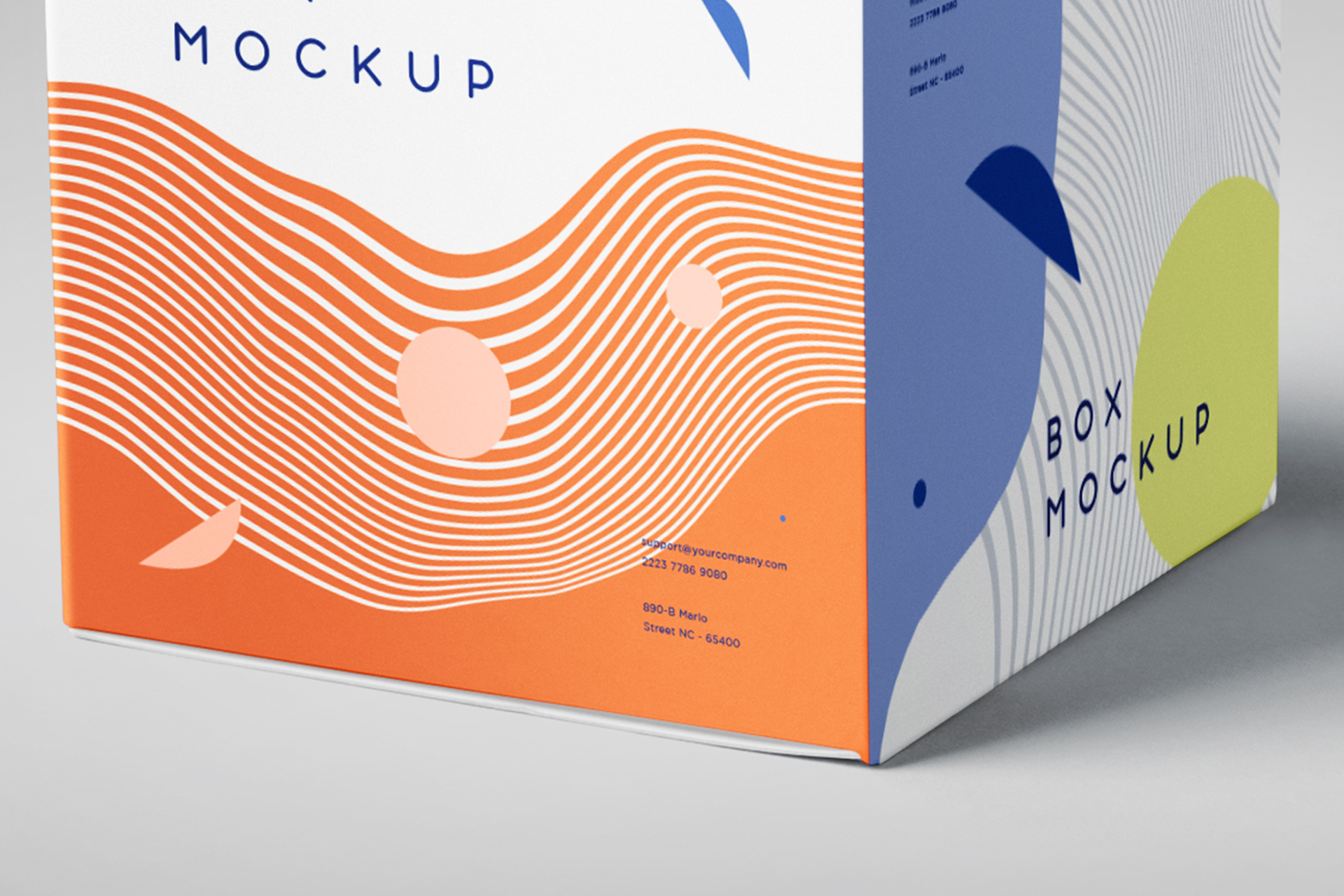 box mock up