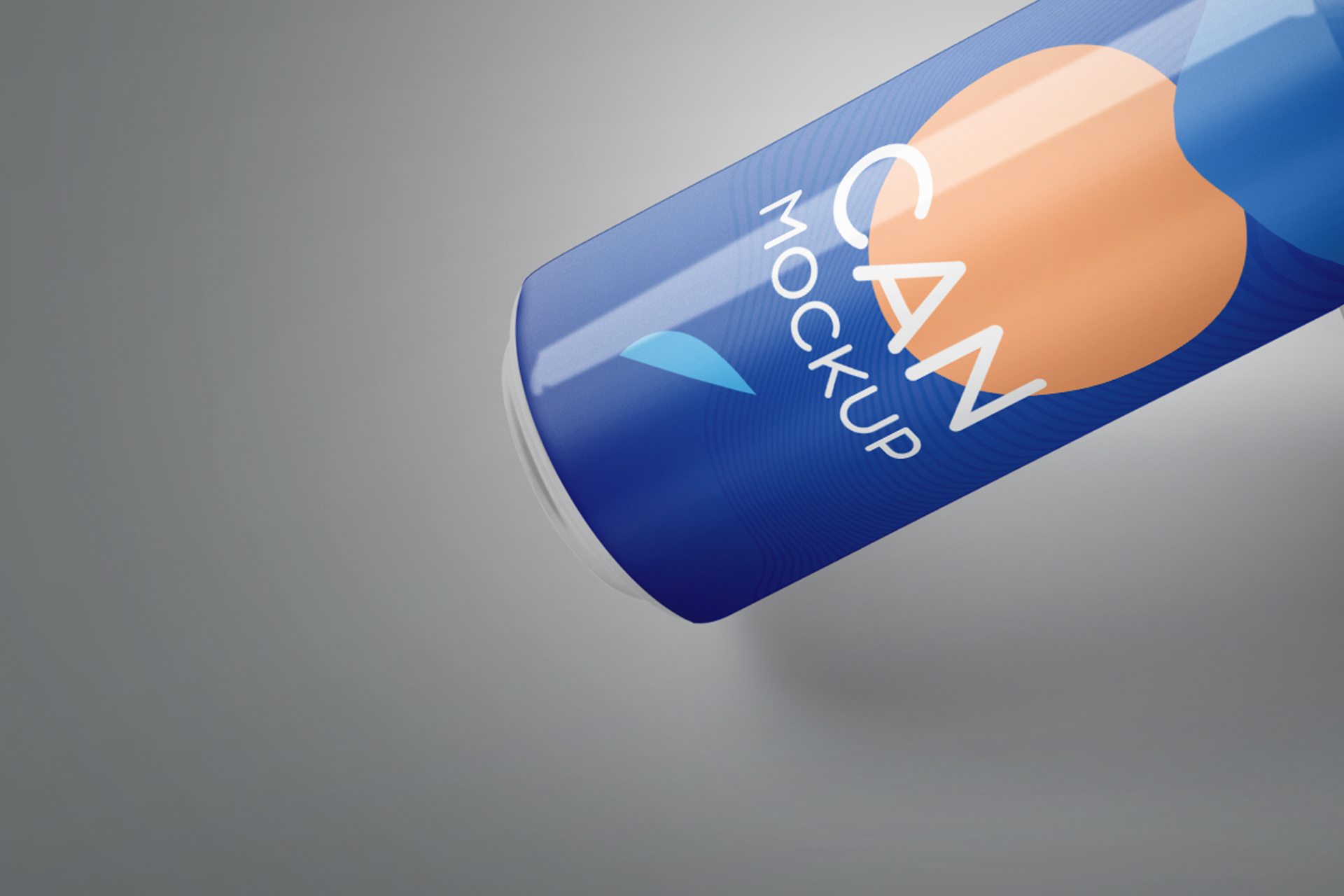 beverage can packaging mock-up