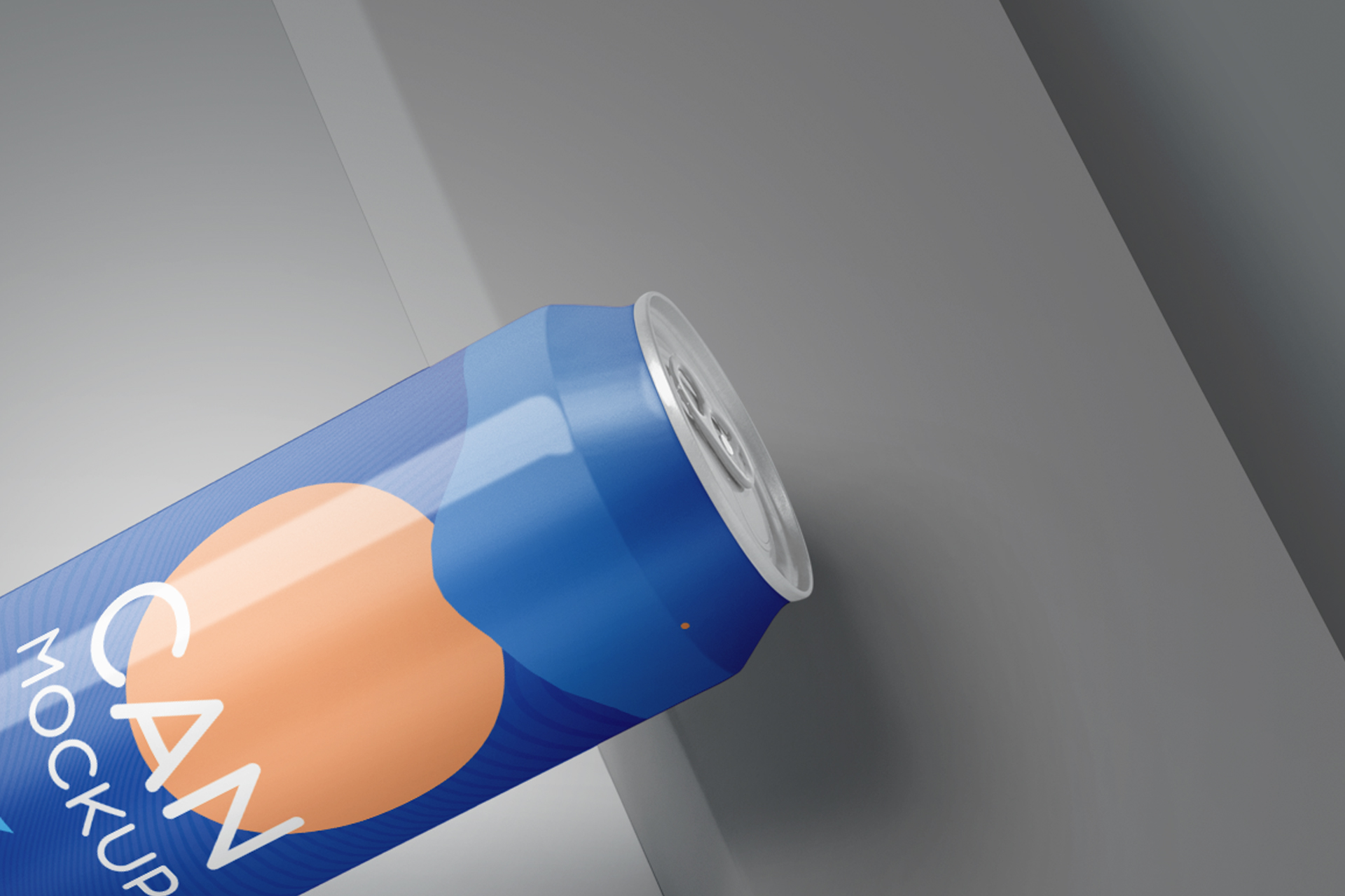 beverage can packaging mock-up