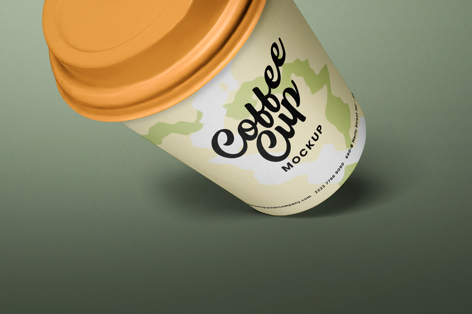branded coffee cup
