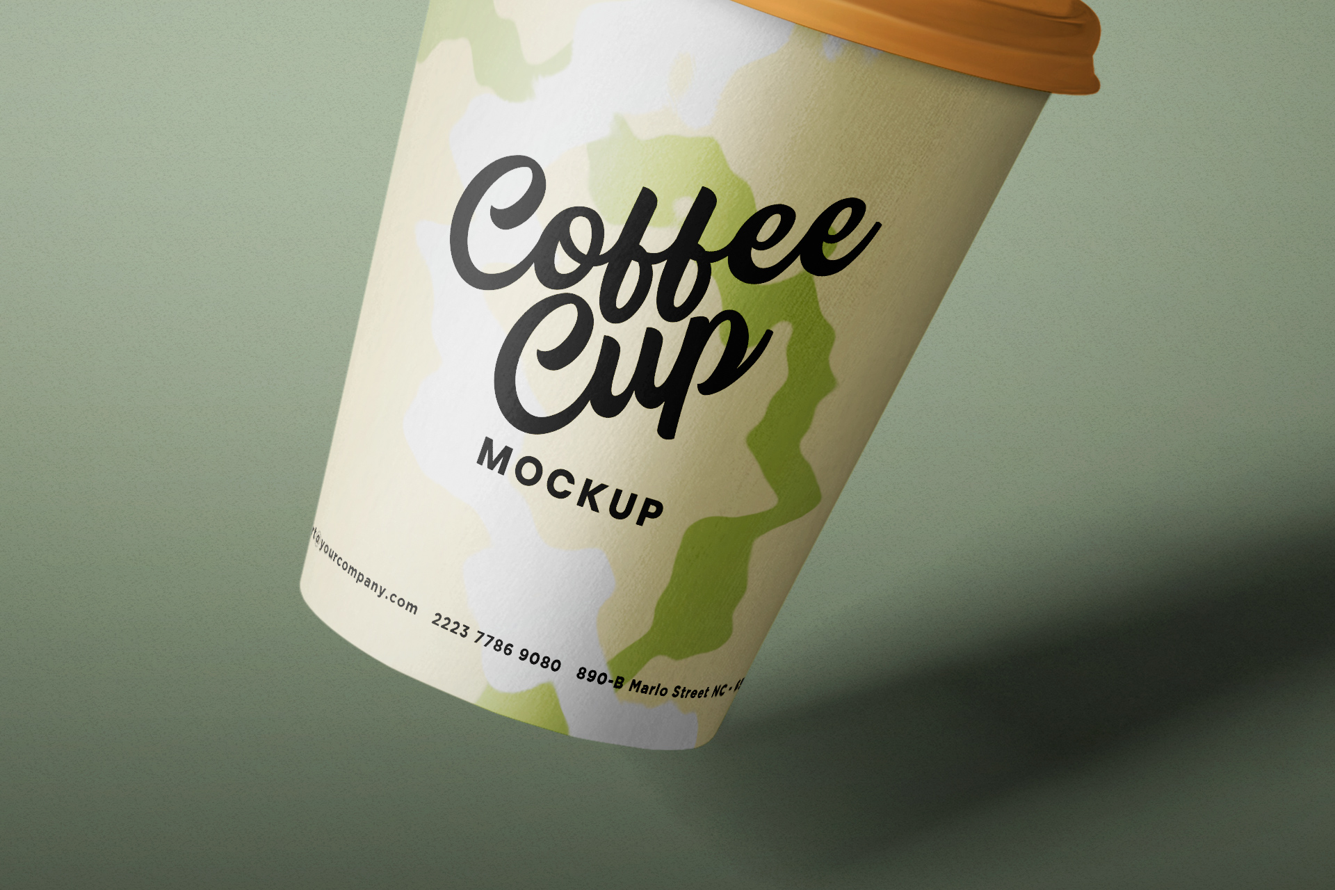 beverage branding mockup