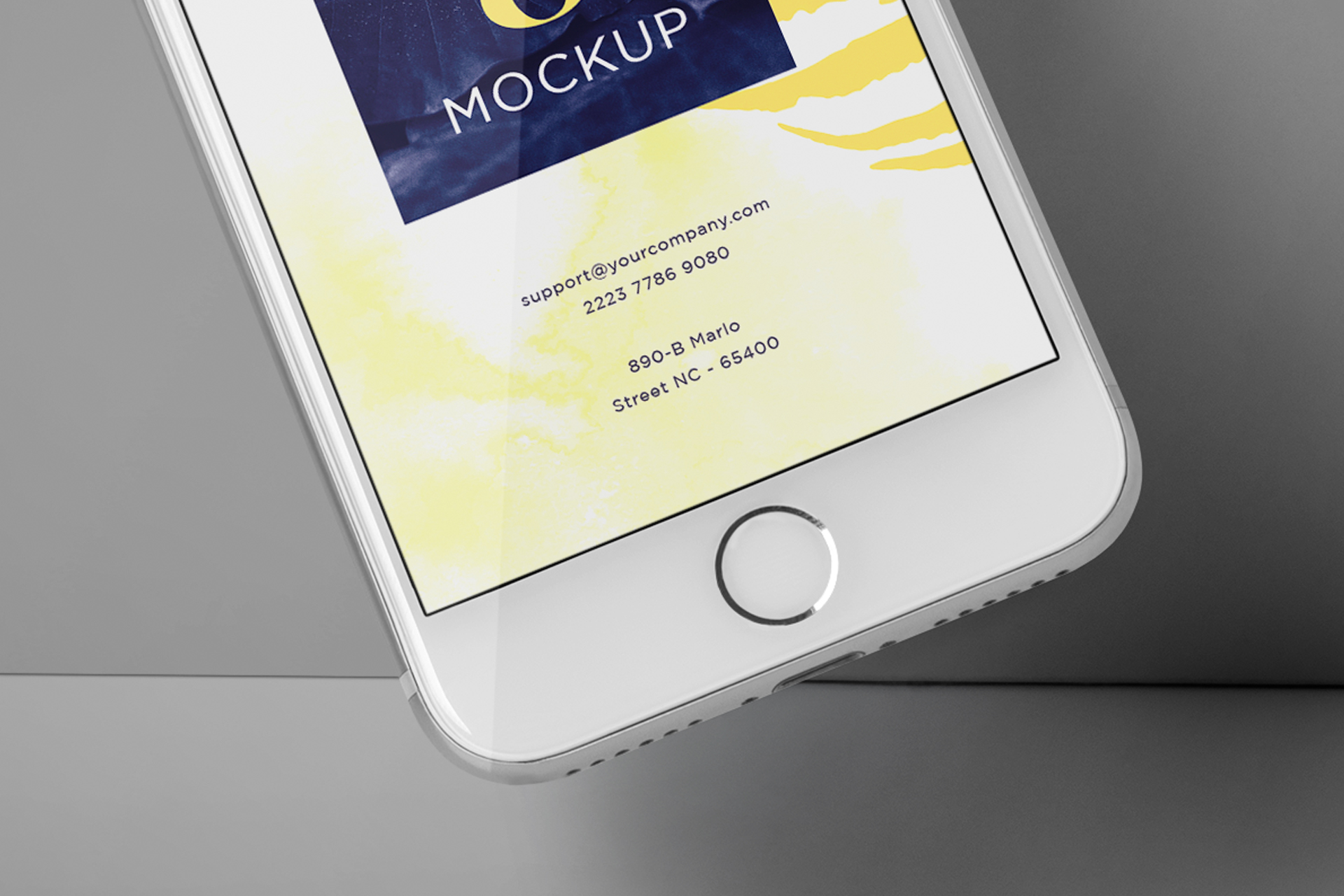 app interface mockup