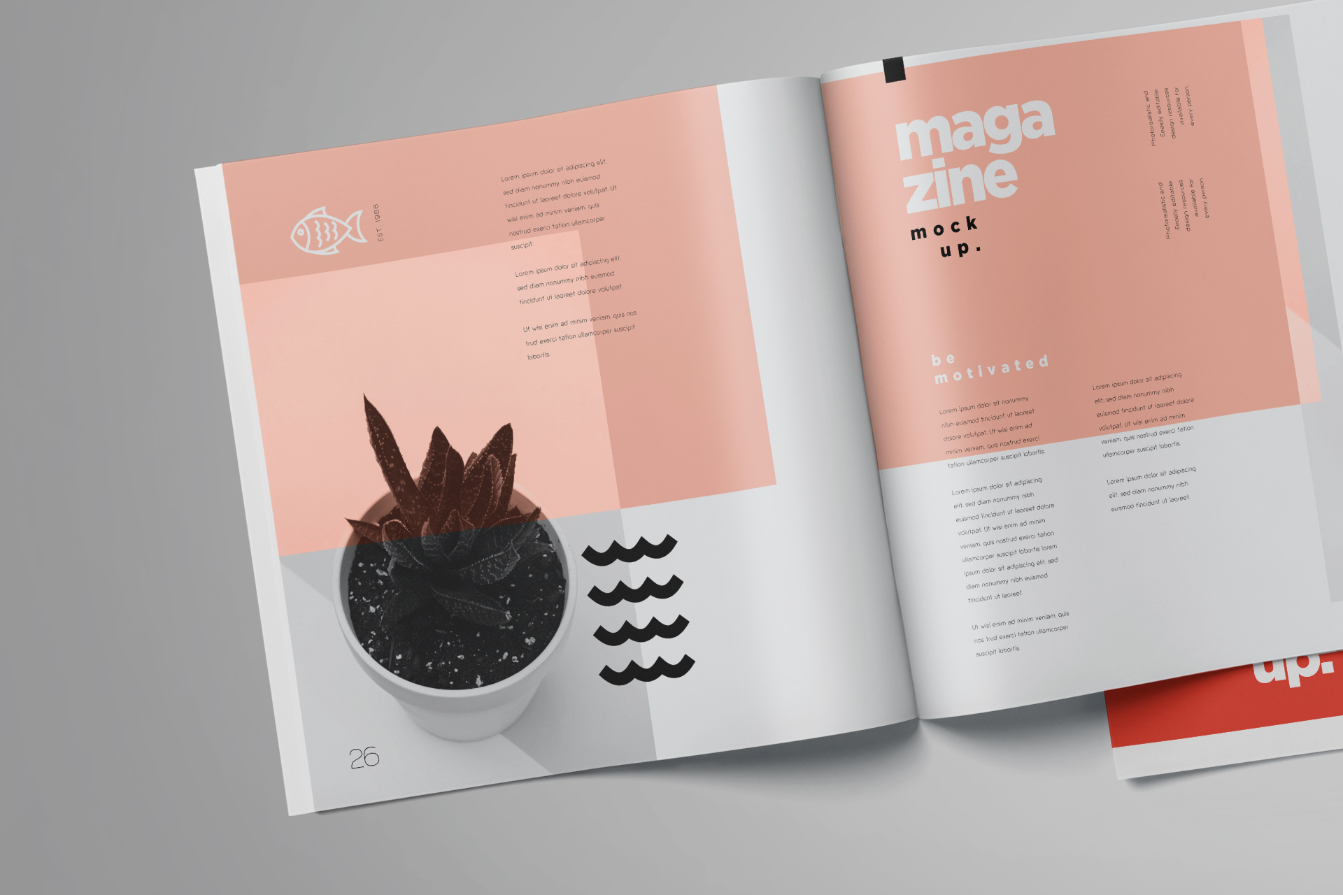A4 magazine mockup