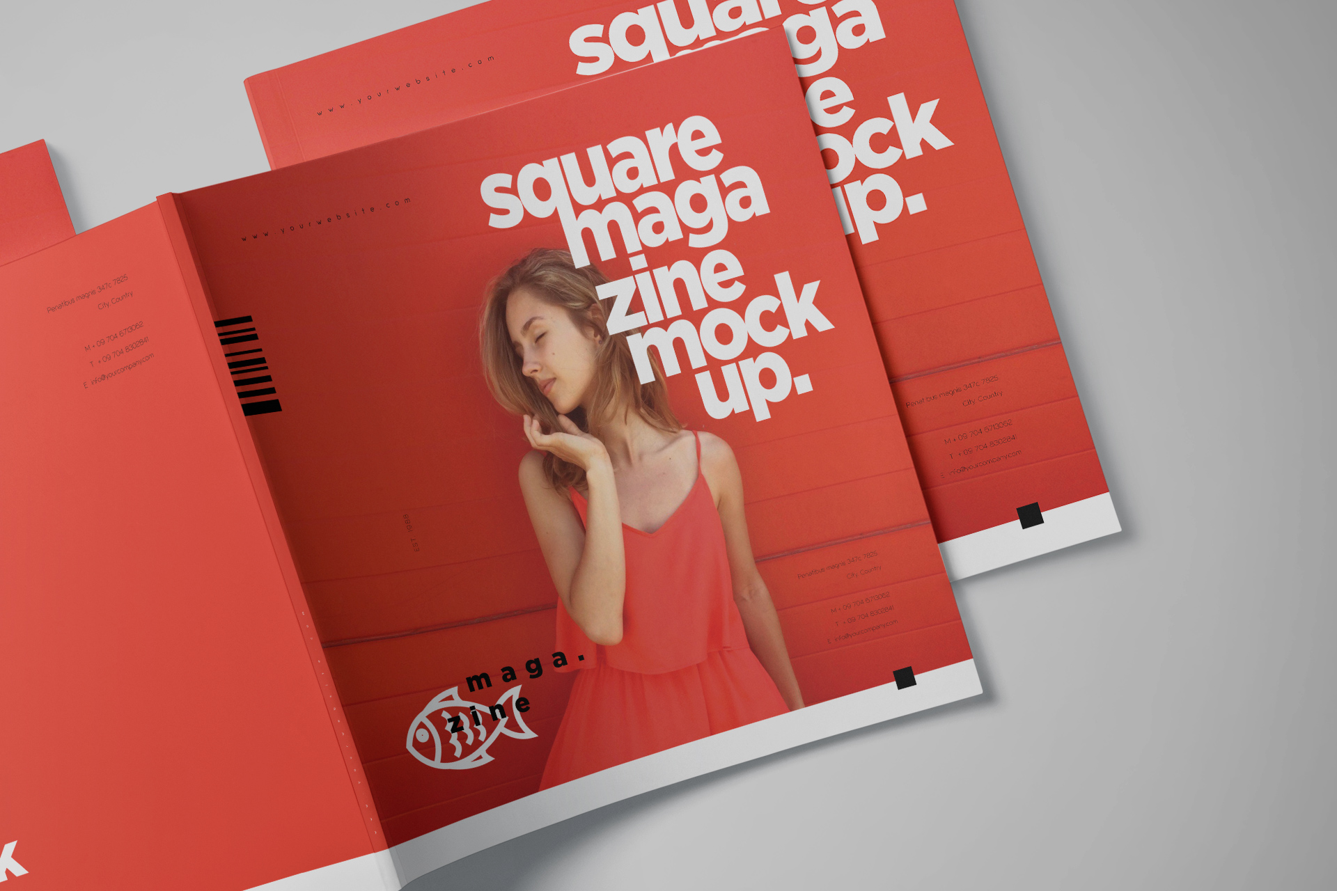 A4 magazine mockup