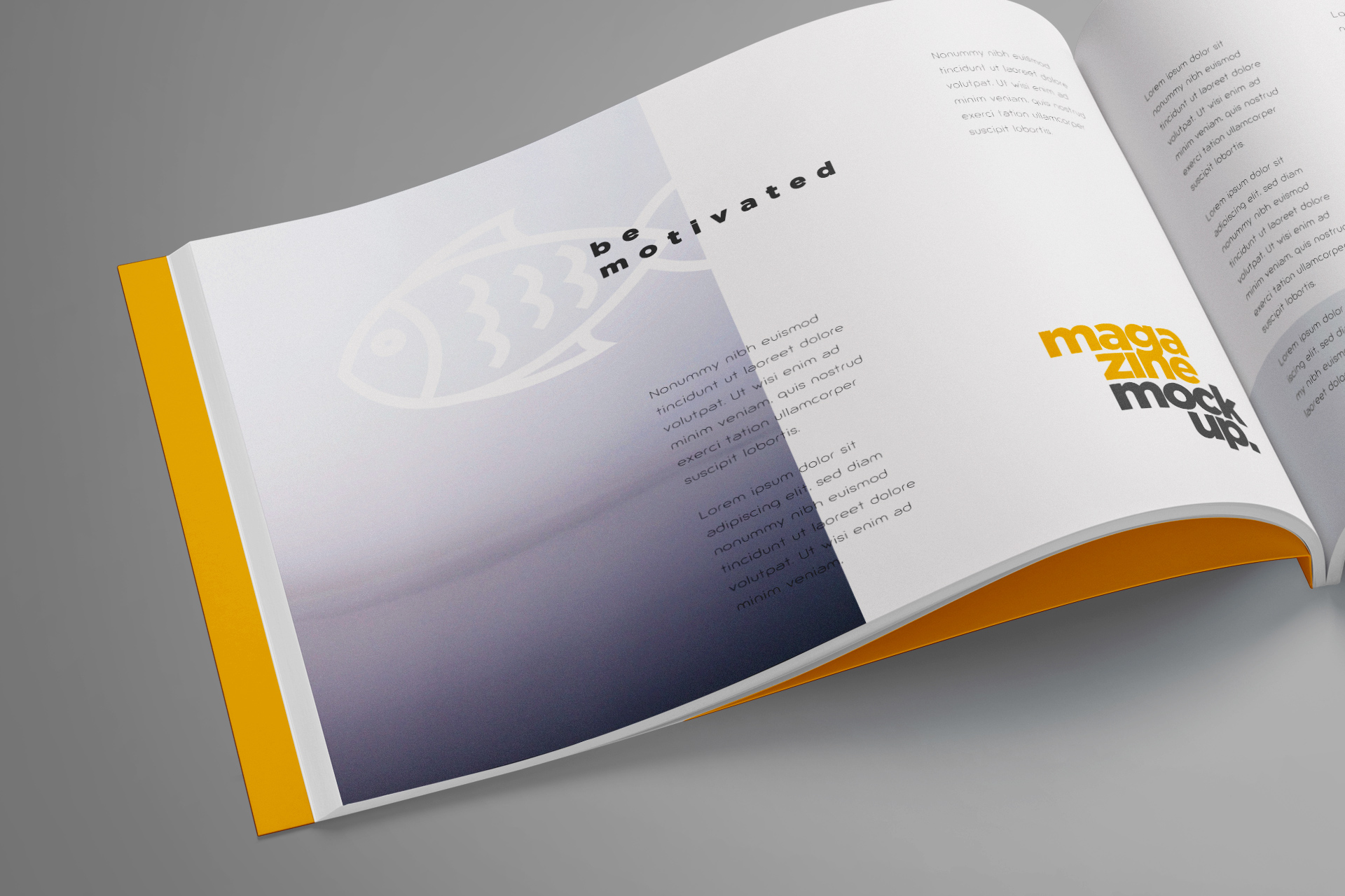 A4 magazine mockup