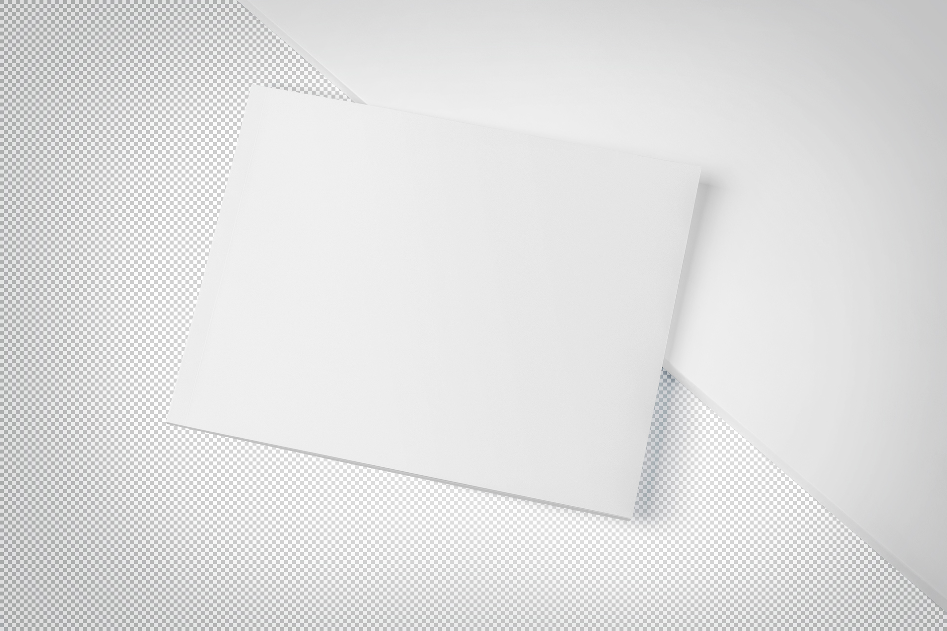 a4 landscape magazine mockup
