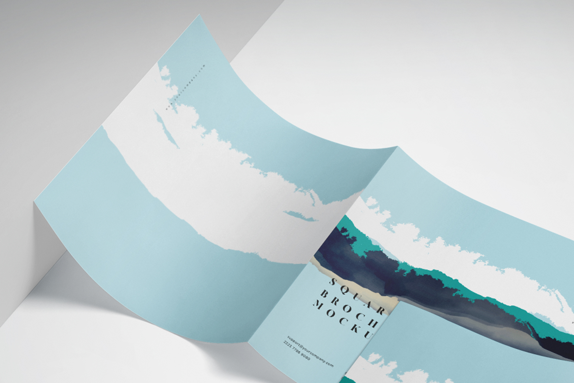 bi-fold mockup