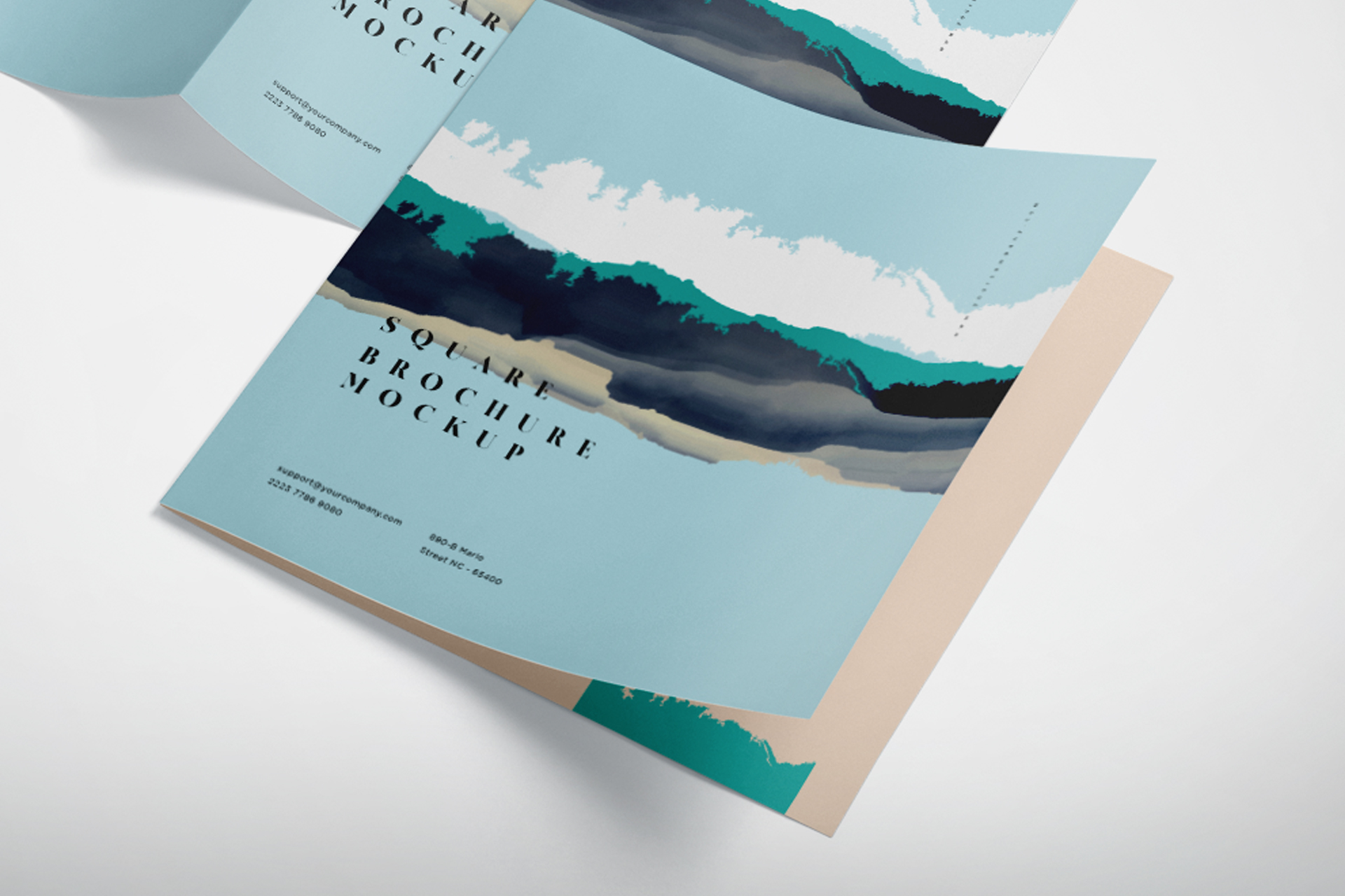 bi-fold mockup
