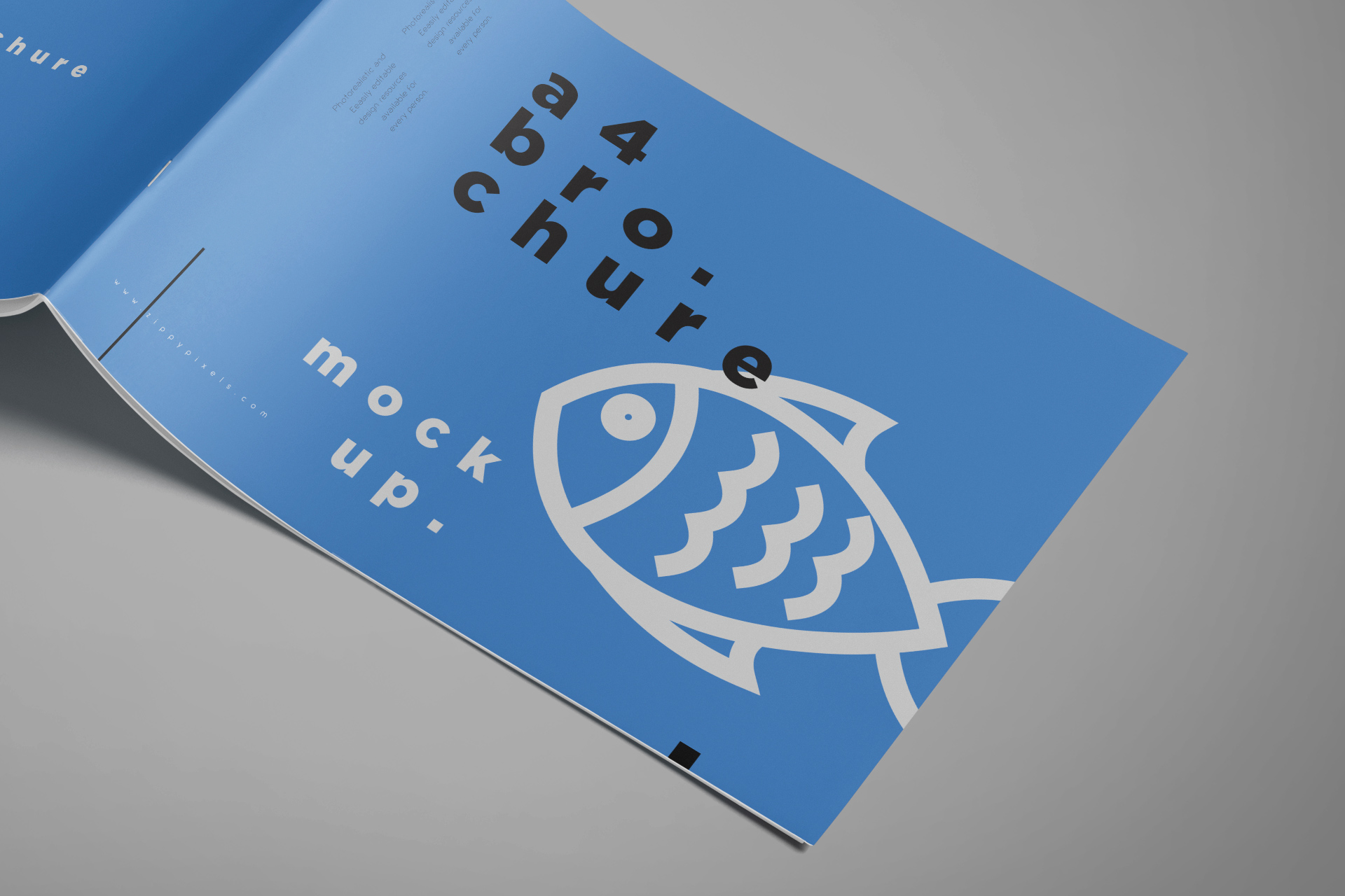 A4 brochure mockup